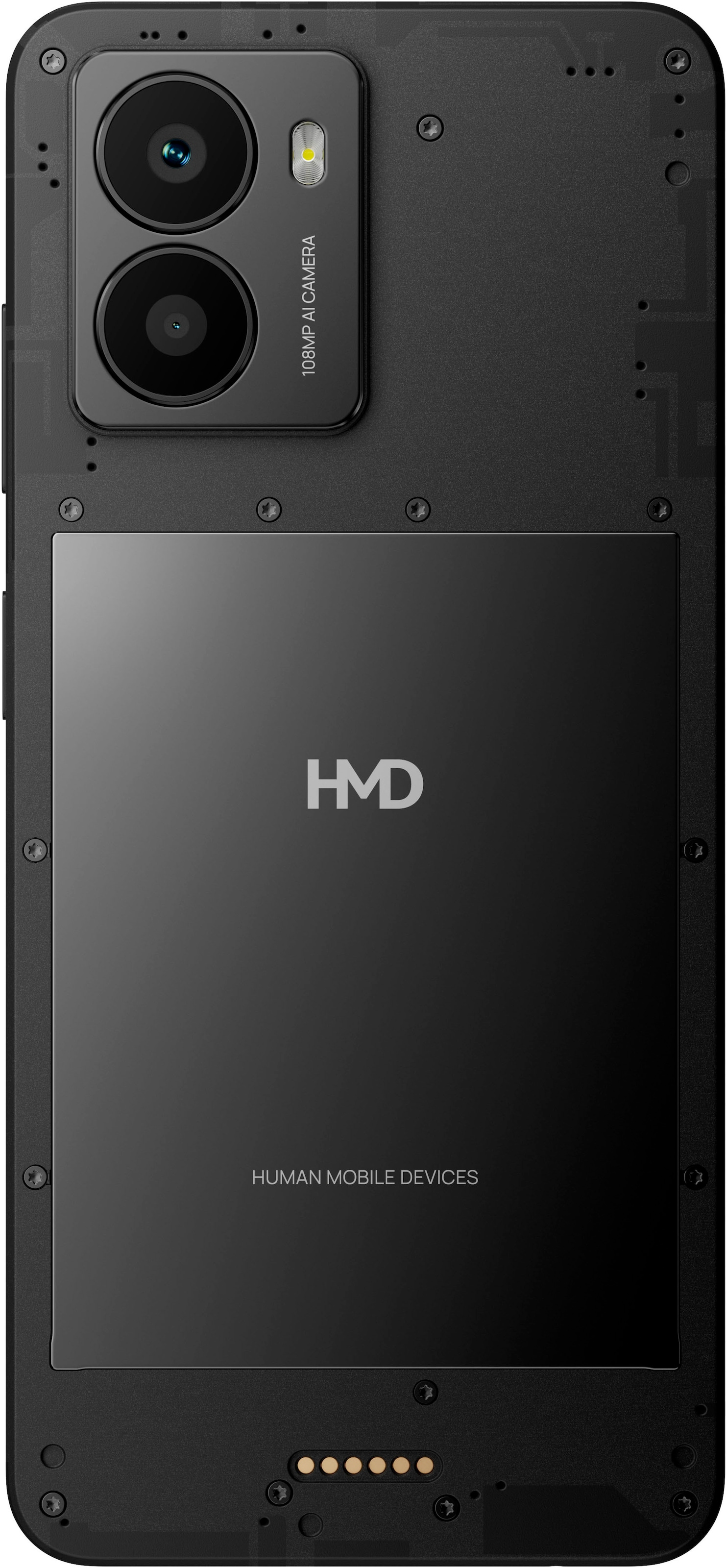 HMD Smartphone »Fusion 256 GB«, grau, Seitliche Tasten
