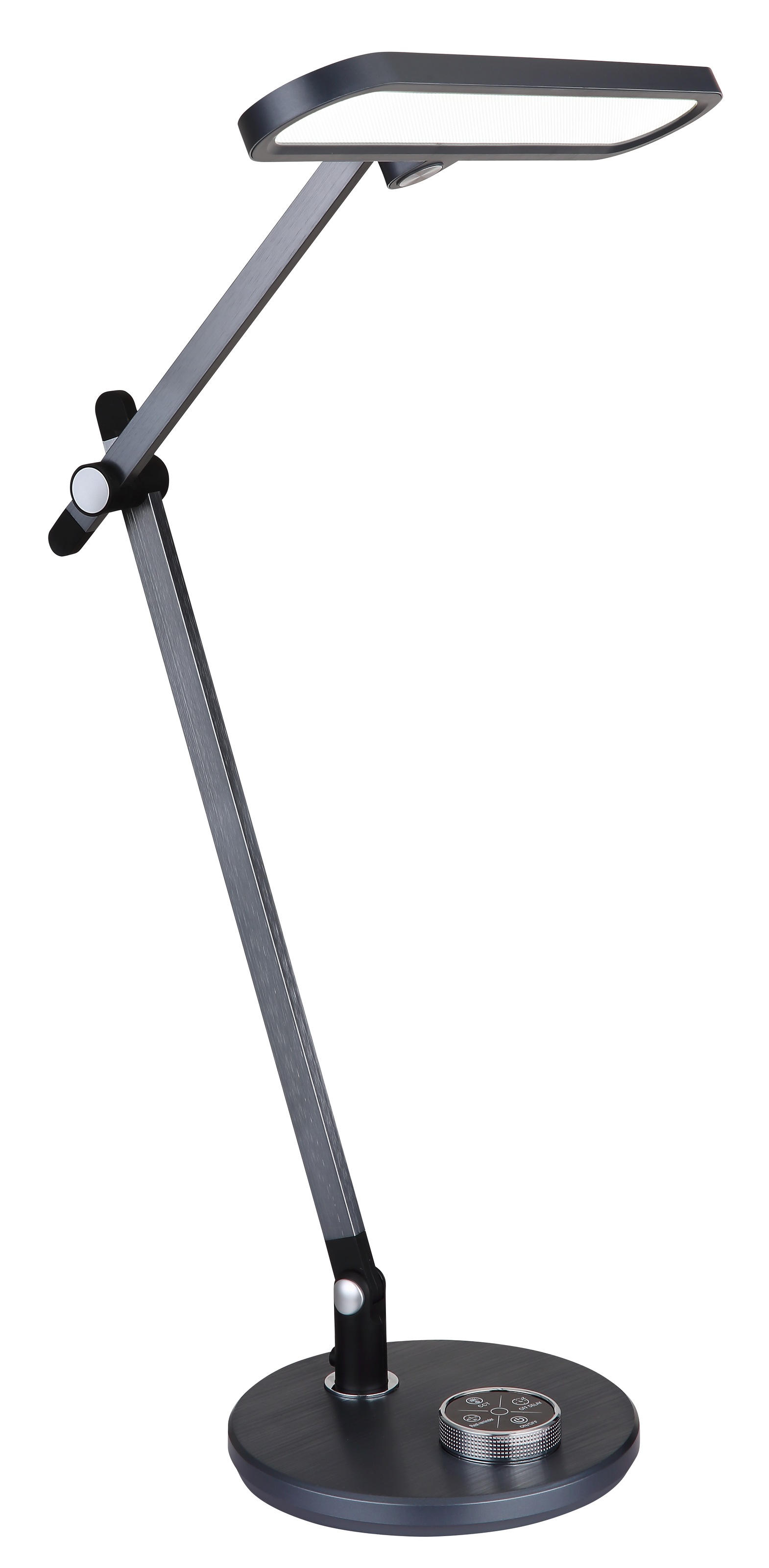 GLOBO LIGHTING LED Tischleuchte »BERLETTA«, Leuchtmittel LED-Modul | LED fest integriert, Tischlampe/Arbeitszimmer/Bürotischleuchte/grau/beweglich