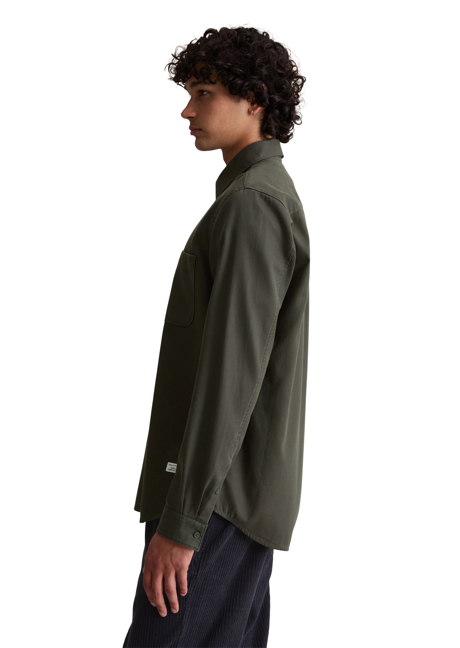 Marc OPolo DENIM Langarmhemd "aus Lyocell-Baumwoll-Twill" günstig online kaufen