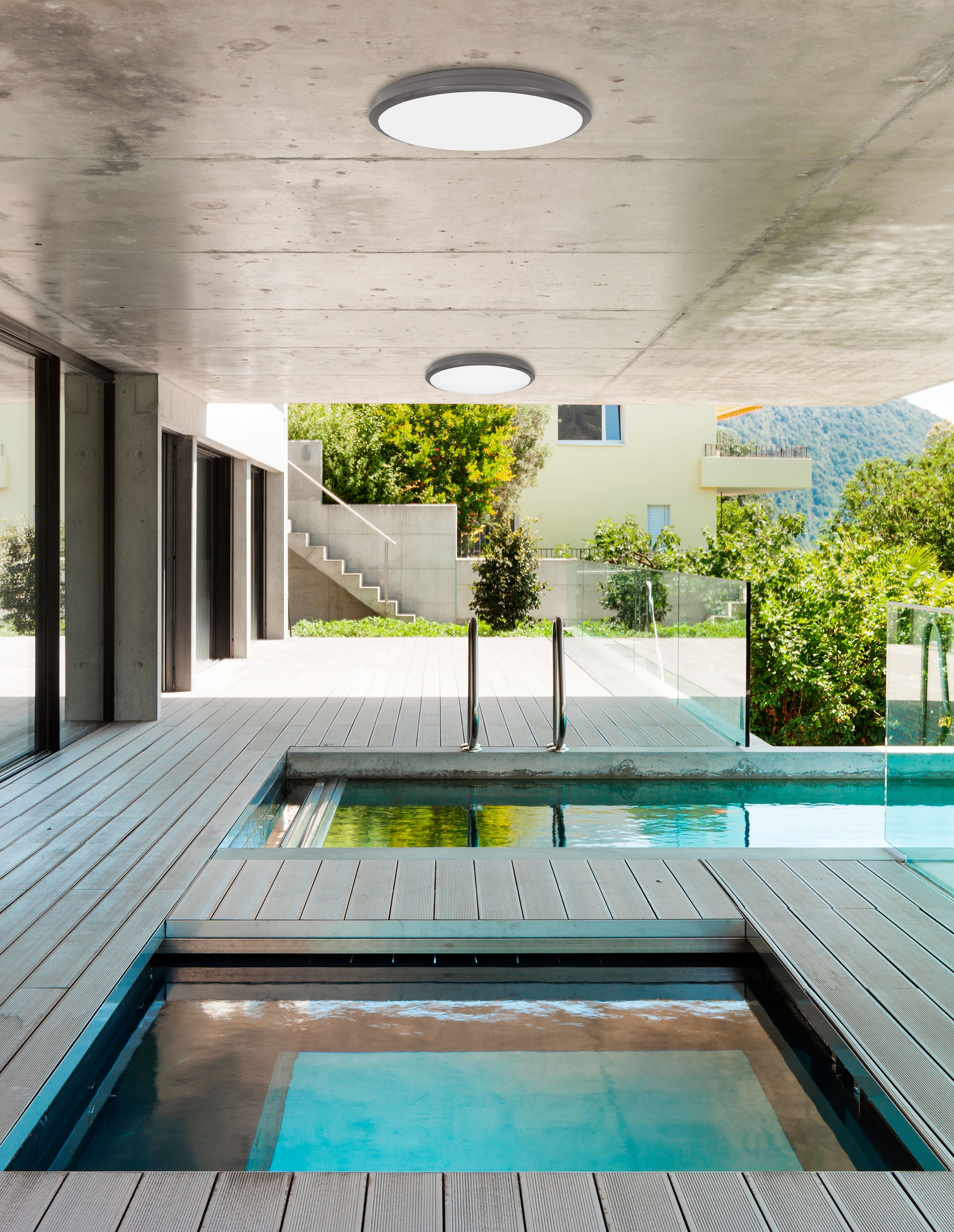 Nova Luce Außen-Wandleuchte »TOMMY« LED-Modul 1 Stk. Warmweiß