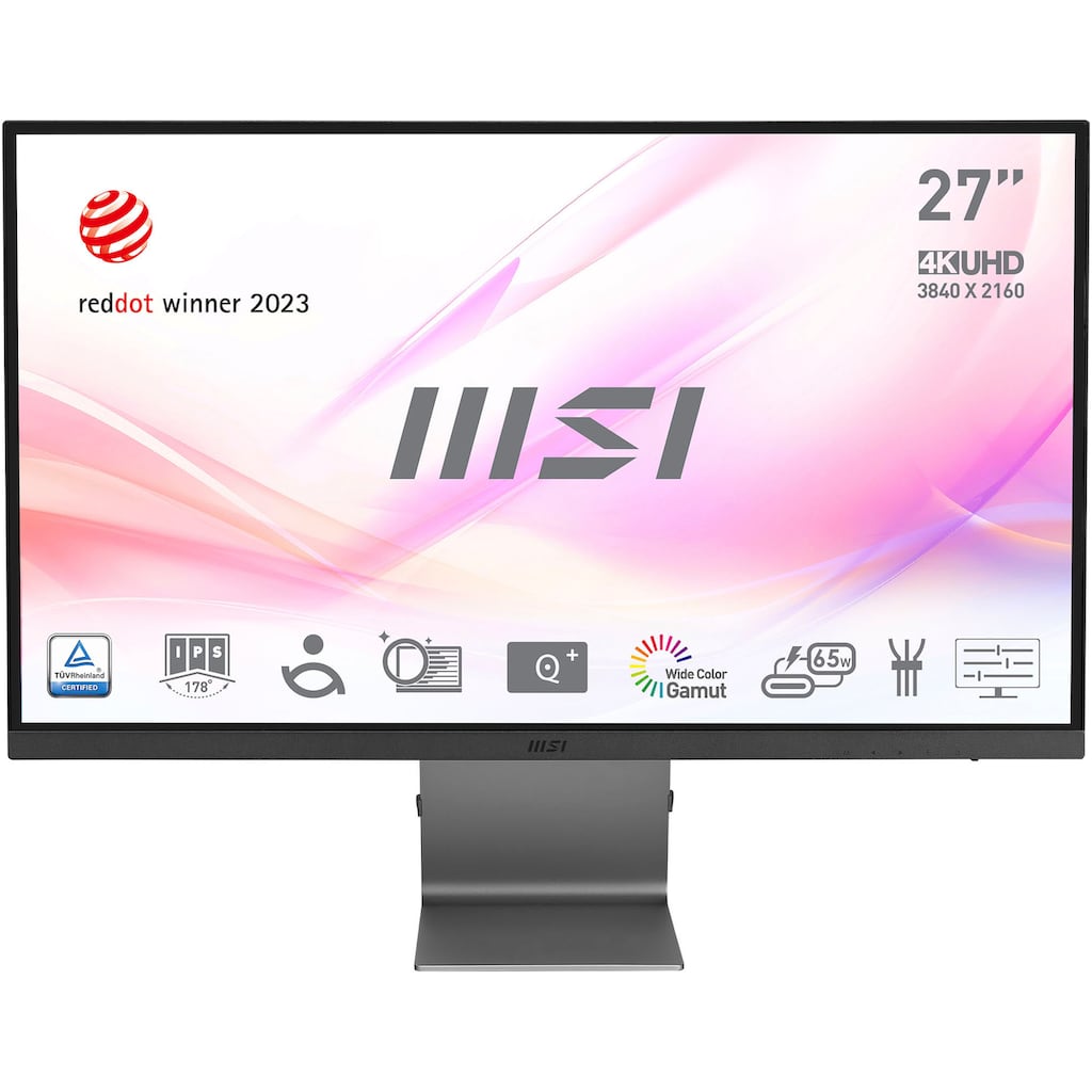 MSI LED-Monitor »Modern MD271UL«, 69 cm/27 Zoll, 3840 x 2160 px, 4K Ultra HD, 4 ms Reaktionszeit, 60 Hz