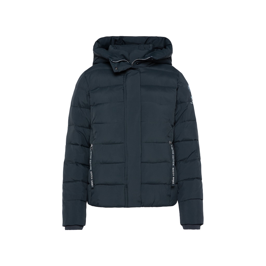 SOCCX Winterjacke, mit Kapuze