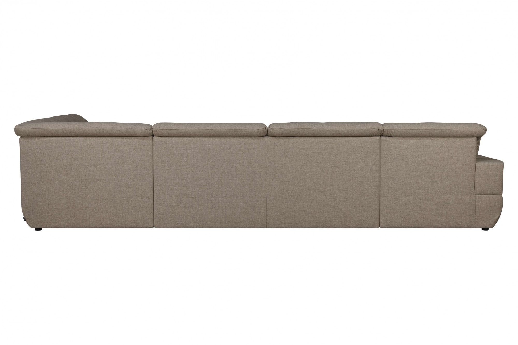 INOSIGN Wohnlandschaft »BRISBANE NEU U-Form«, mit feiner Steppung, Matten-Optik, incl. Zierkissen