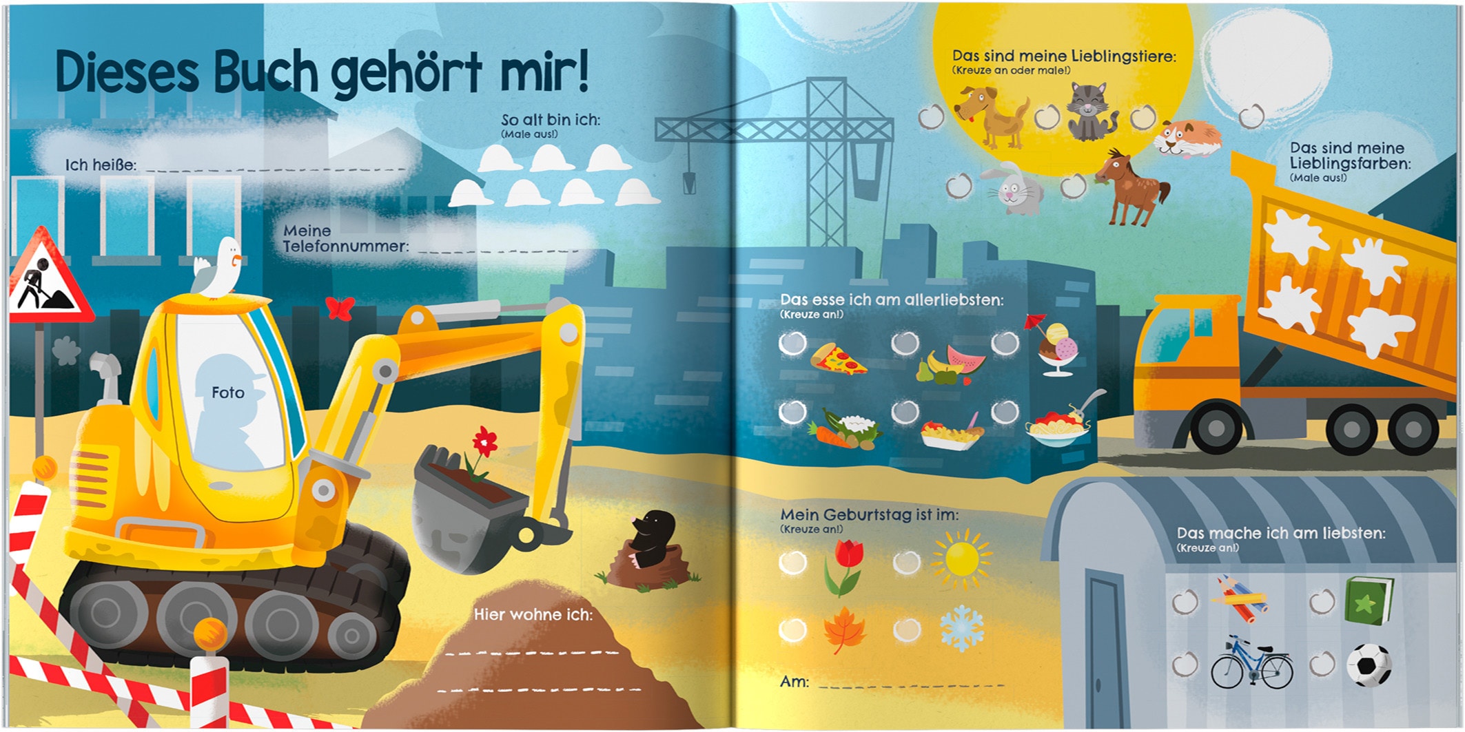 Haba Buch »Freundebuch Fahrzeuge Meine Kindergarten-Freunde«