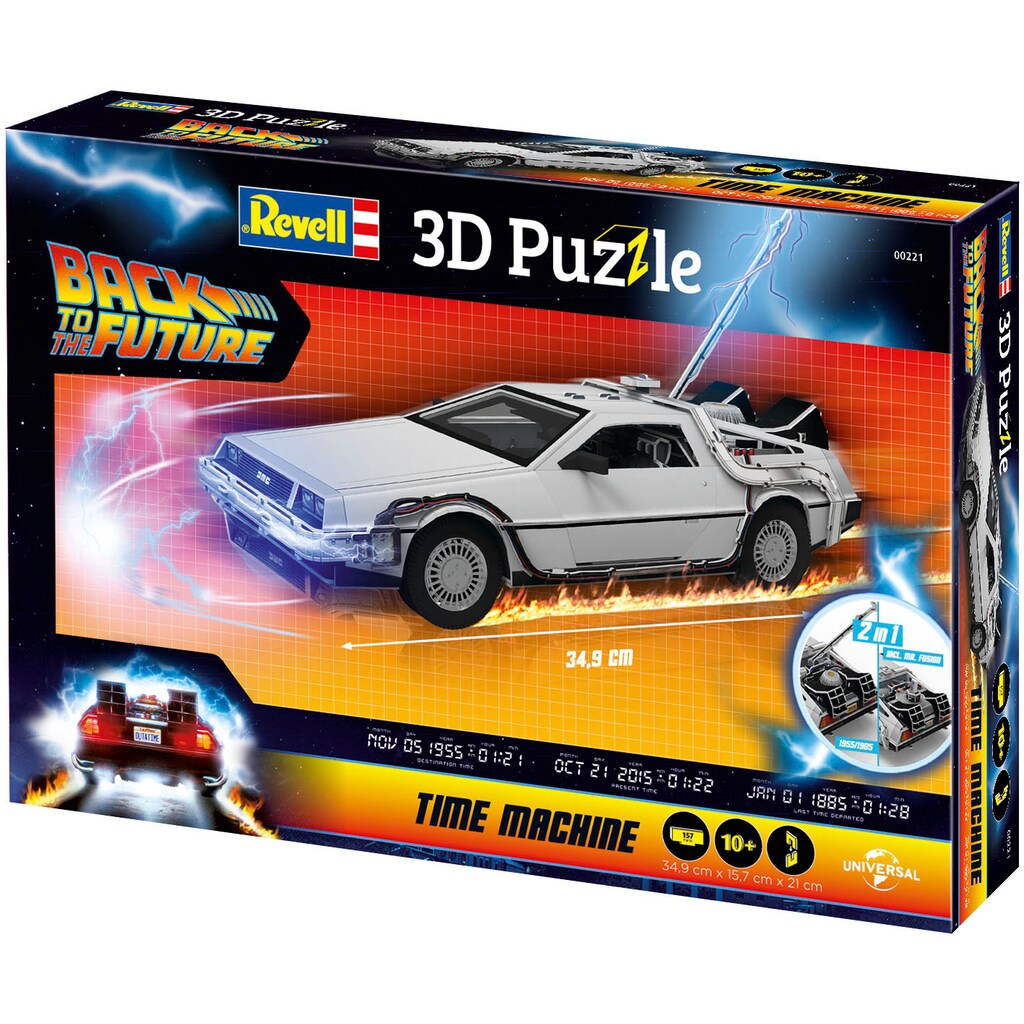 Revell® 3D-Puzzle »Zurück in die Zukunkft, Zeitmaschine«