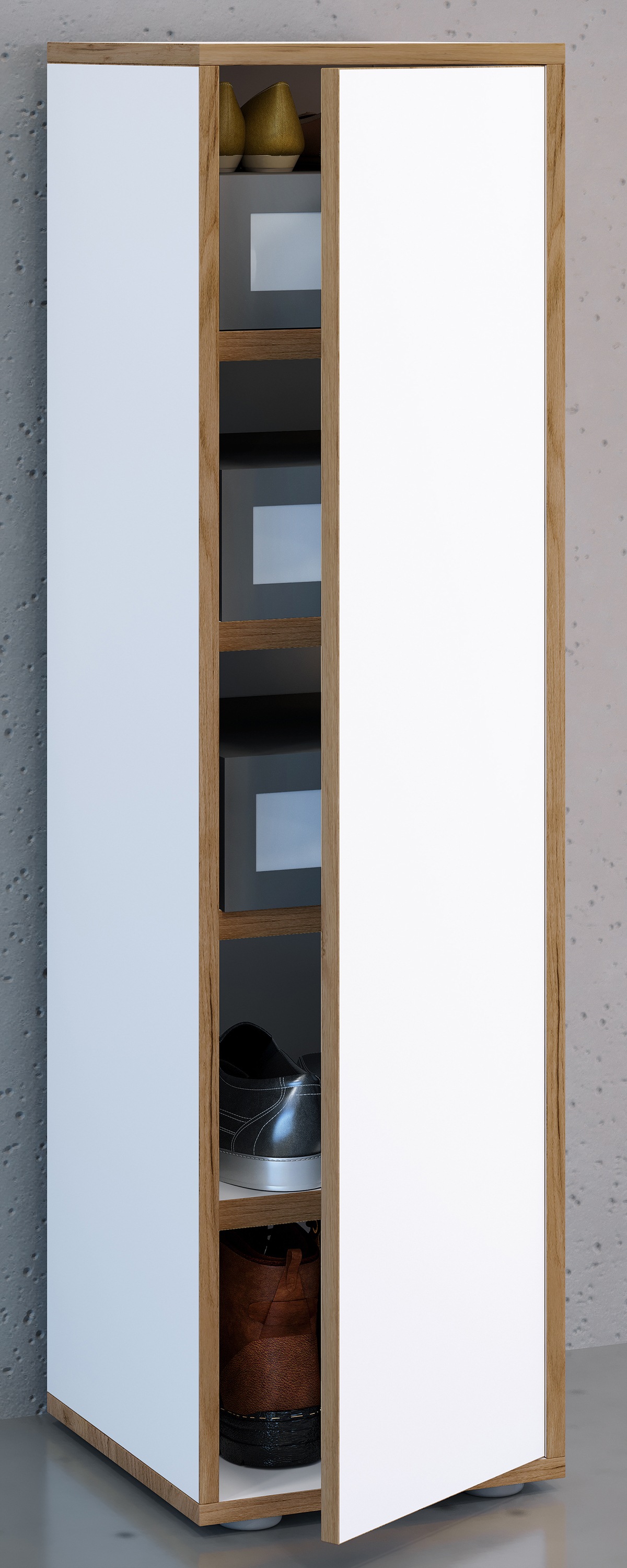 Thumbnail - VCM Schuhschrank "XL Holz Großer Schuhschrank Schuhkommode Salia B30"