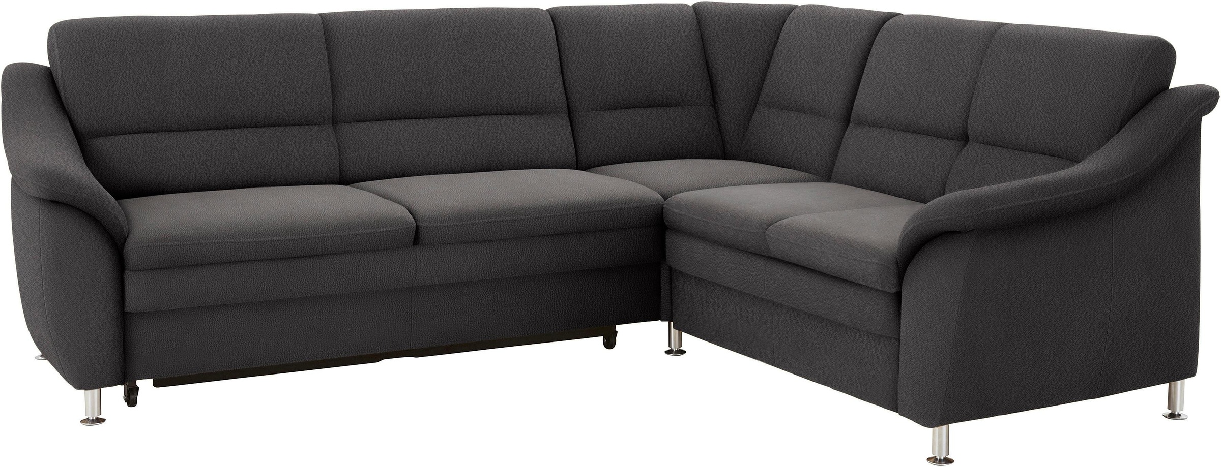 sit&more Ecksofa "Cardoso L-Form" mit Federkern, wahlweise mit Schlaffunktion und Schubkasten