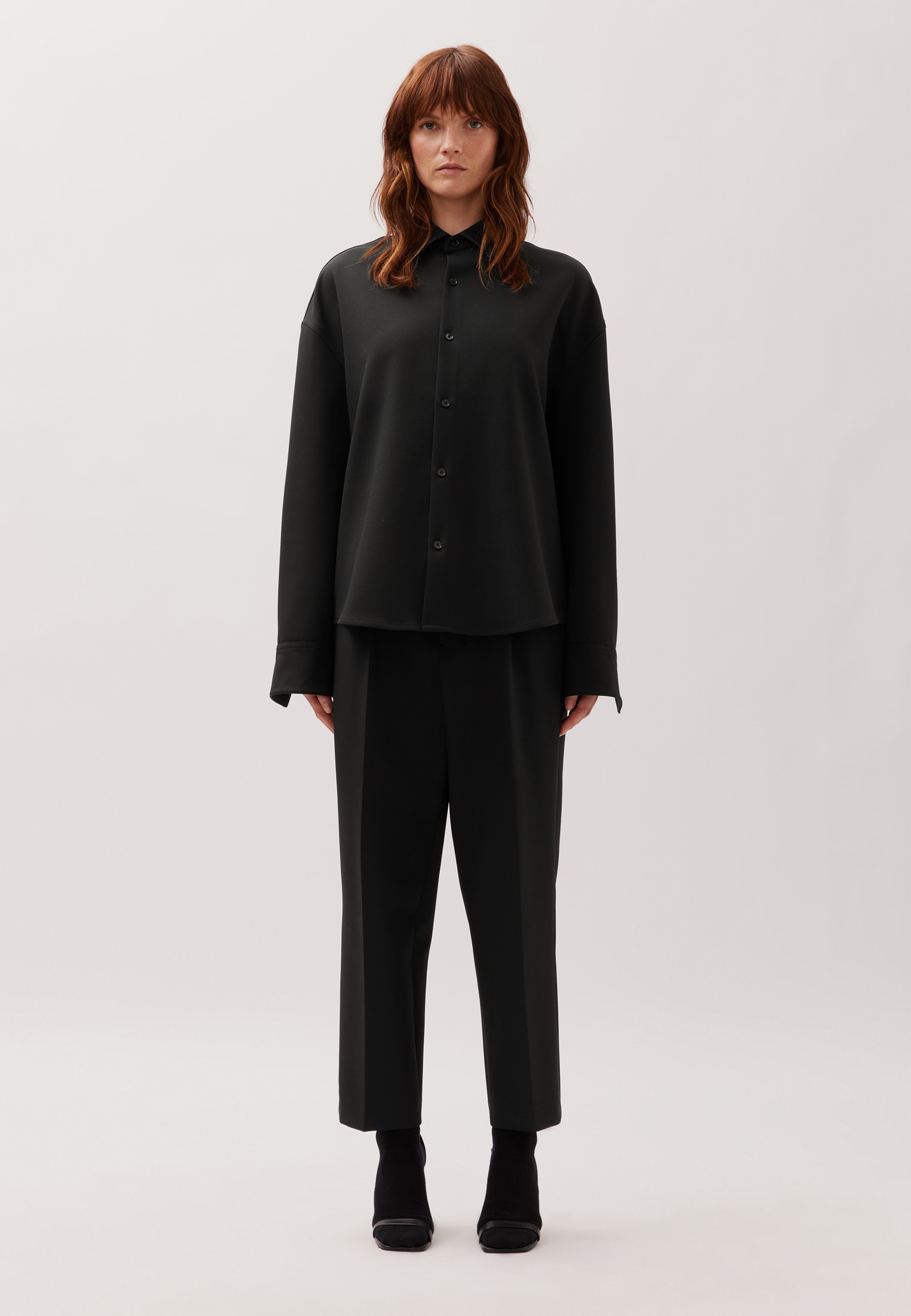 studio seidensticker Businesshemd Oversized 1/1 Kentkragen Uni