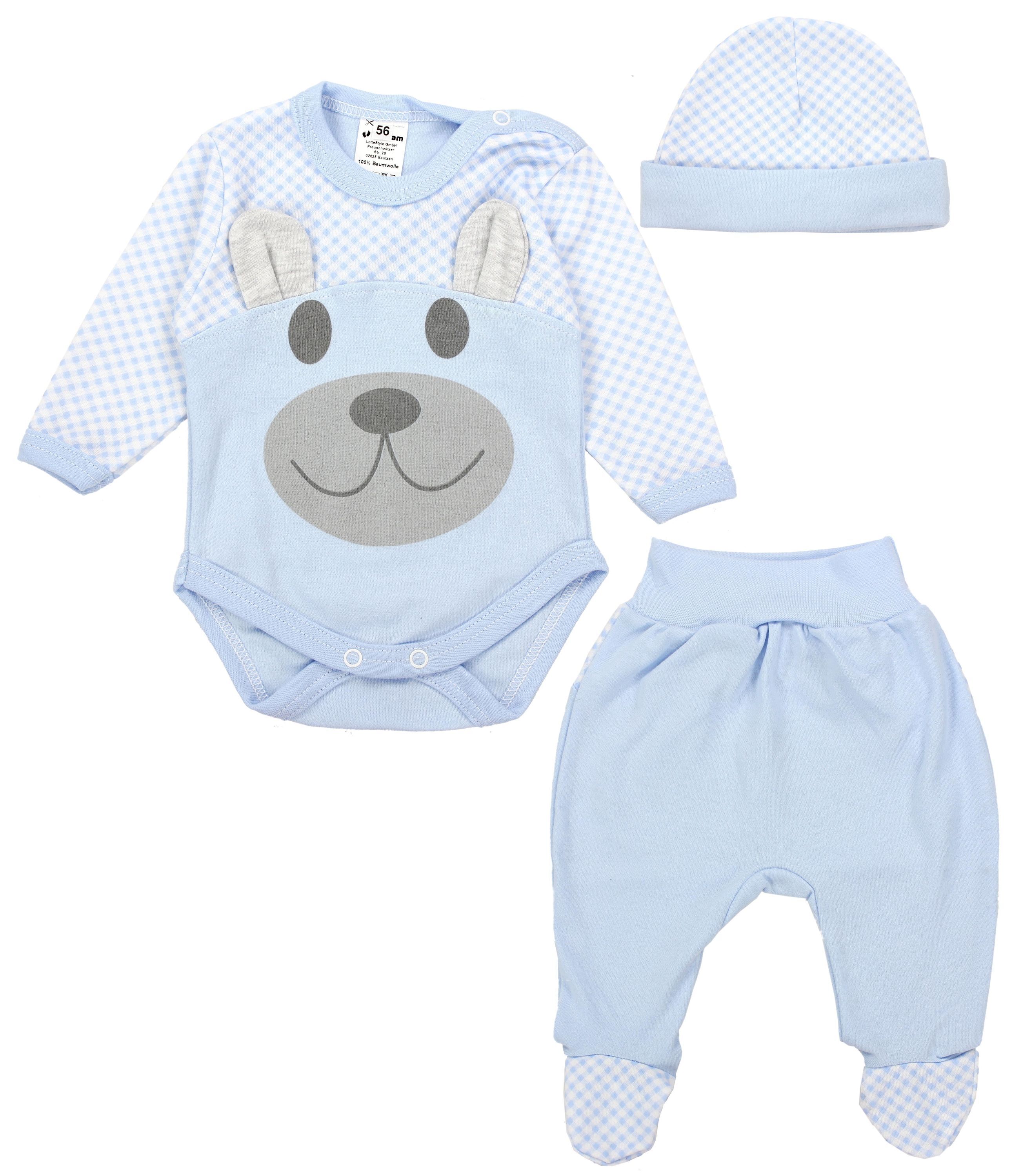 TupTam Body "Set Baby Body Strampelhose Mütze Bekleidungsset"