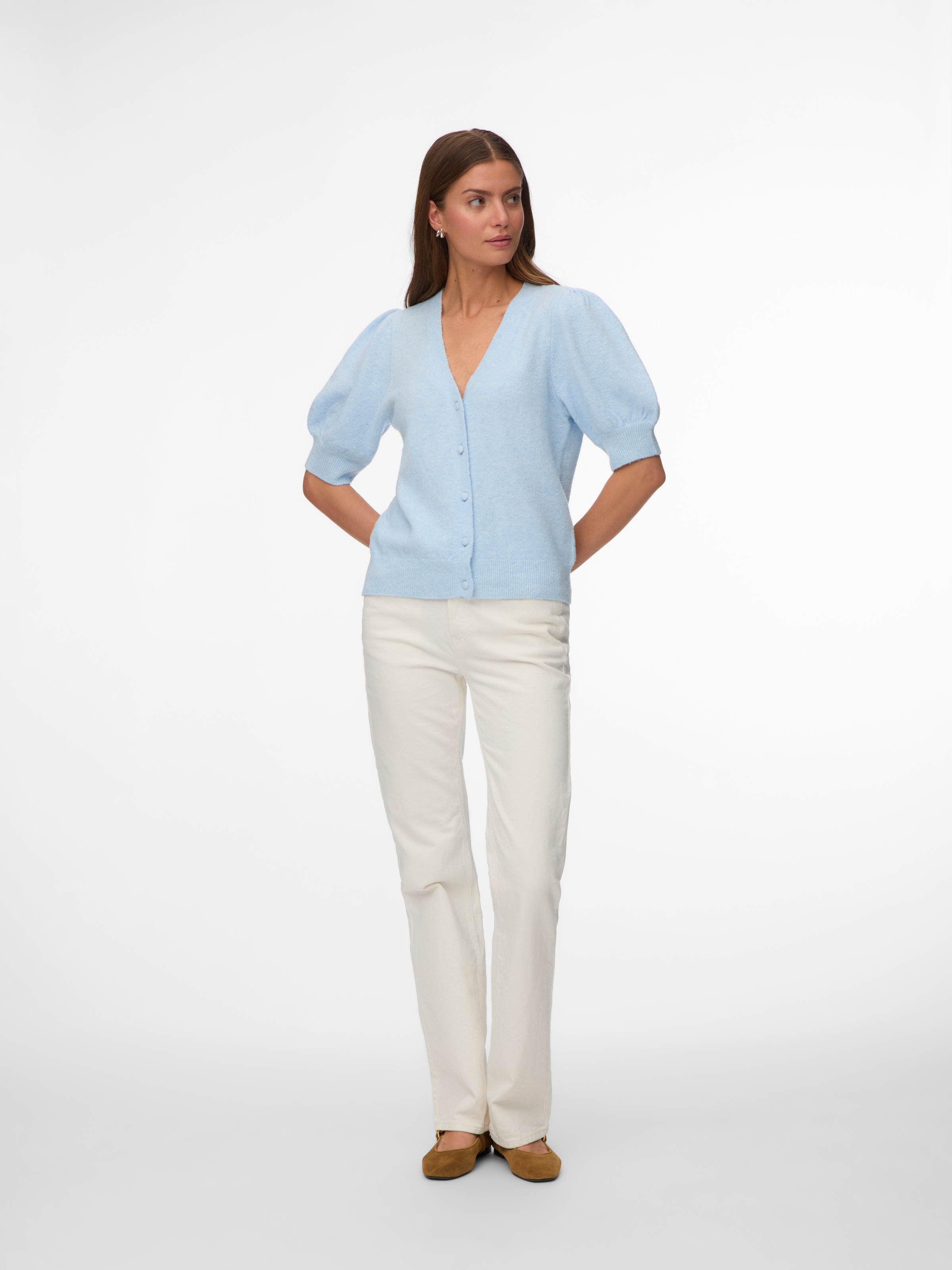 VERO MODA VMDOFFY Cardigan Light Blue S 3