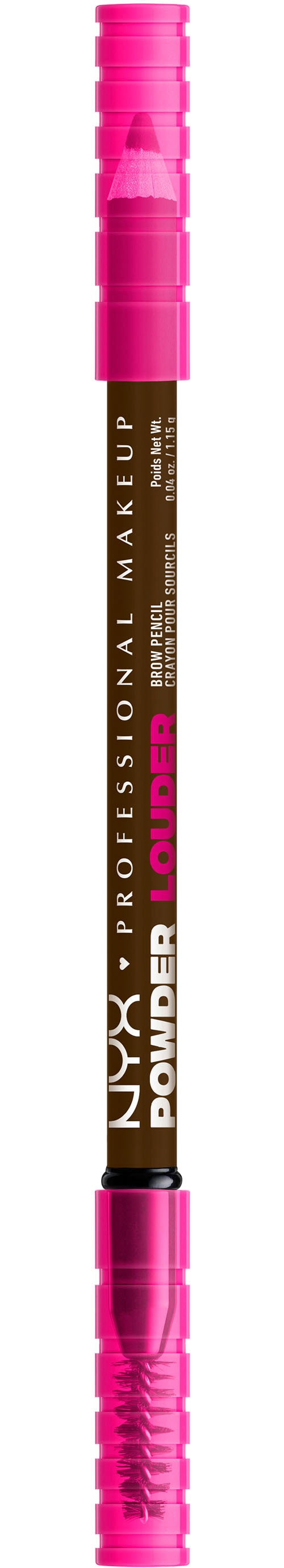 NYX Augenbrauenpflege »Makeup Powder Louder Brow Pencil«, mit Mikrofiber