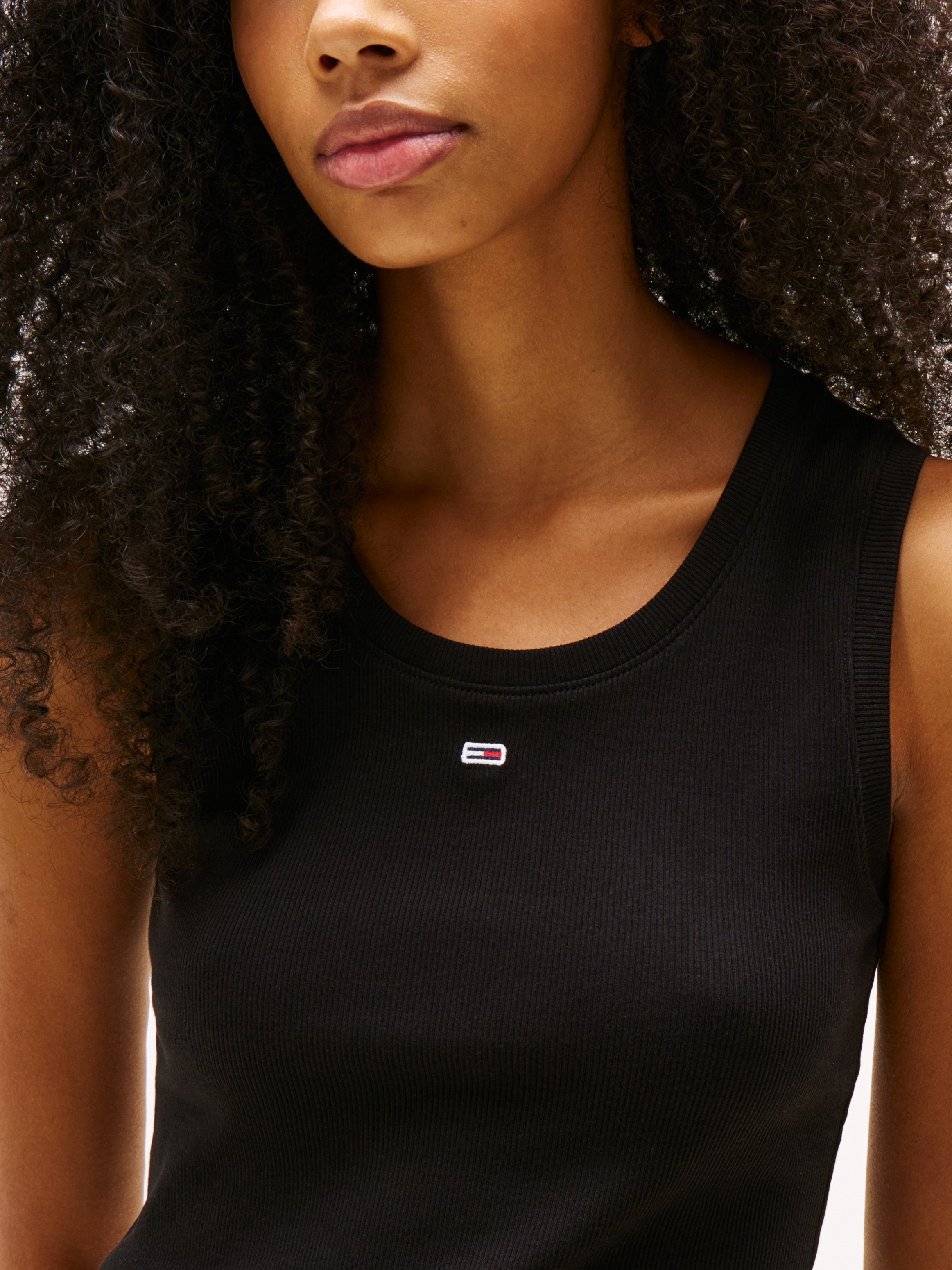 Tommy Jeans Tanktop "TJW ESSENTIAL RIB TANK EXT", in gerippter Struktur, Sl günstig online kaufen