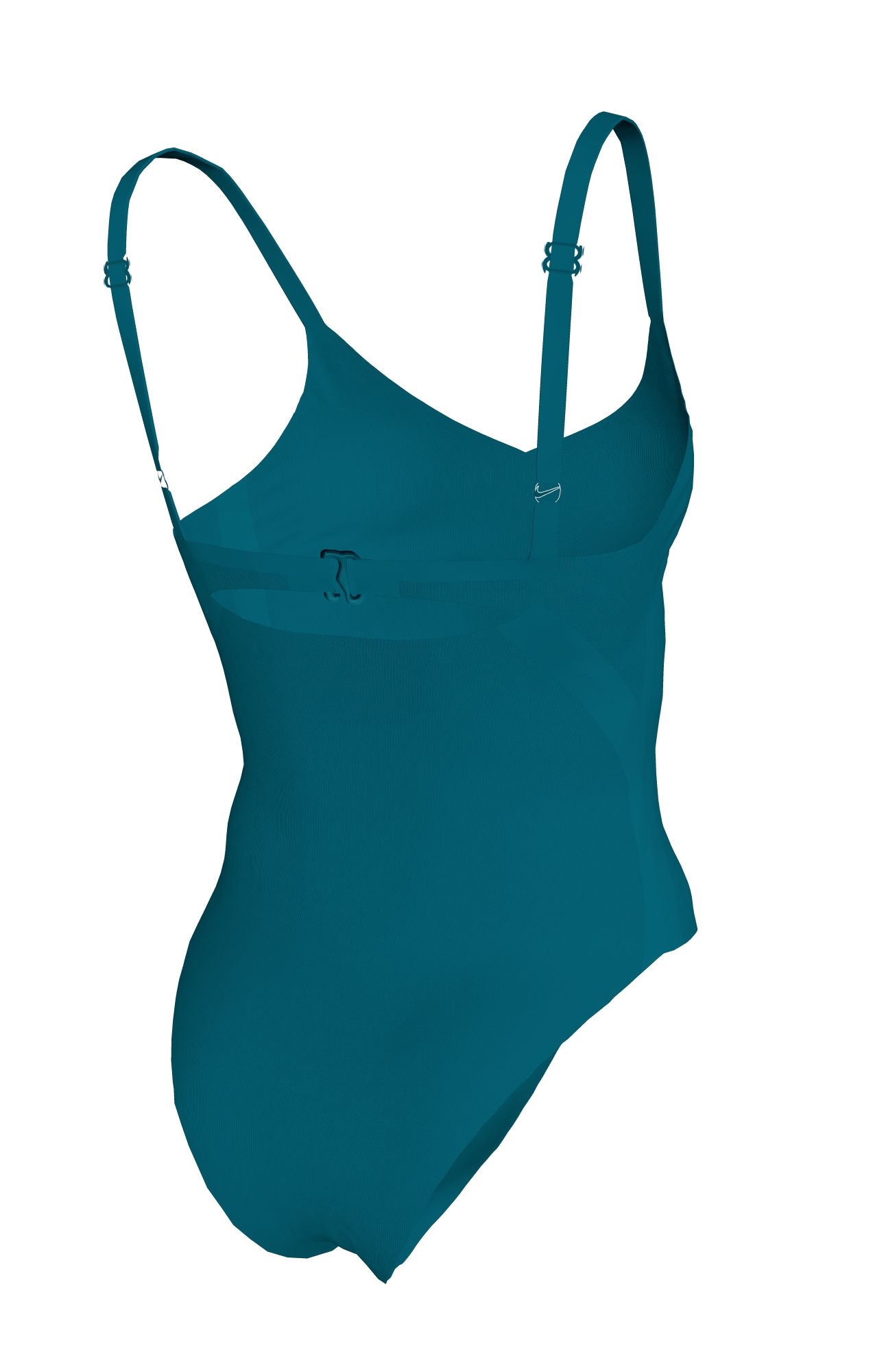 Nike Badeanzug »V-NECK ONE PIECE« mittlerer Halt, verstellbare Rücken- und Schulterträger