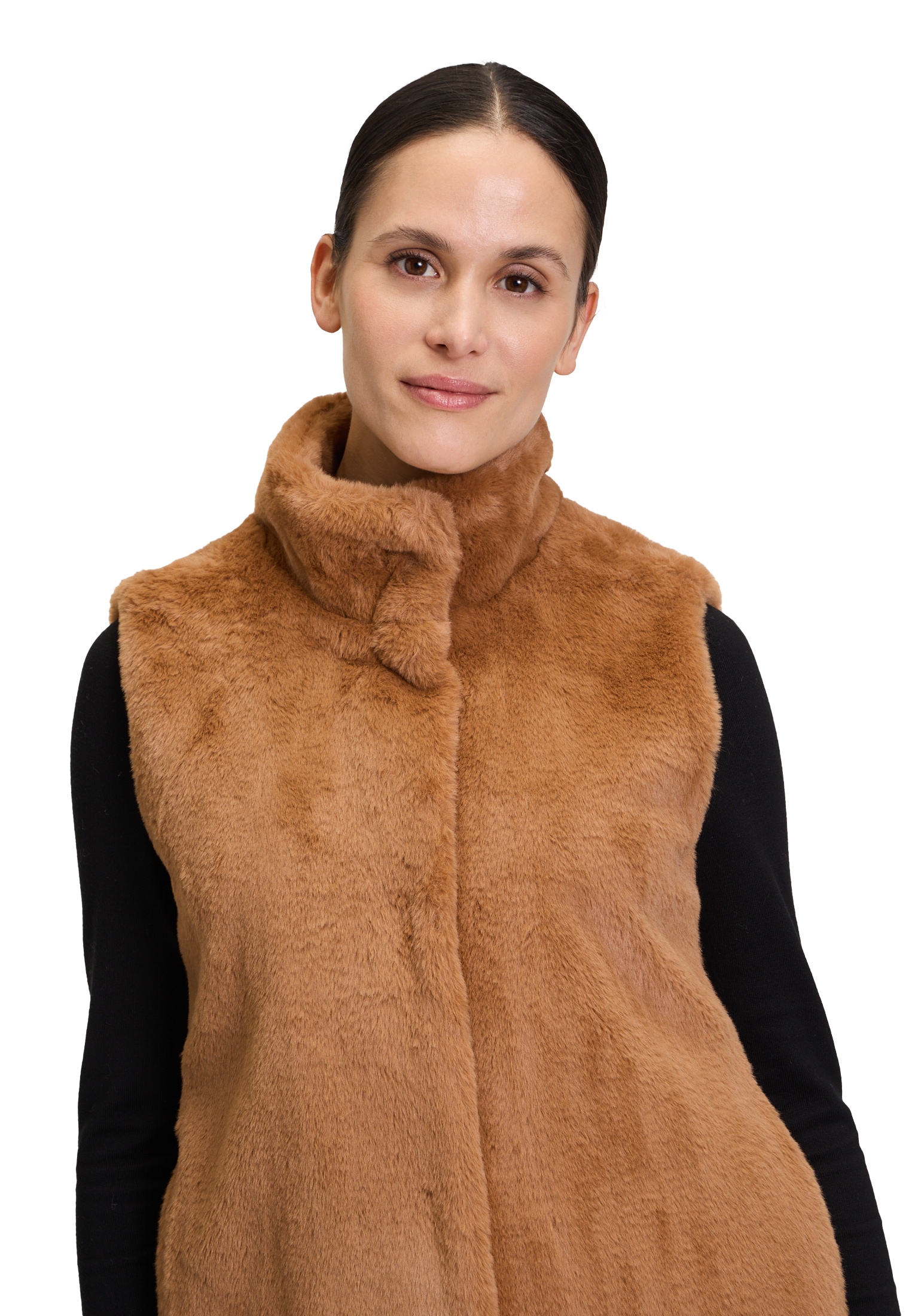 Betty Barclay Strickweste »Betty Barclay Damen Longweste mit Stehkragen«, Plüsch