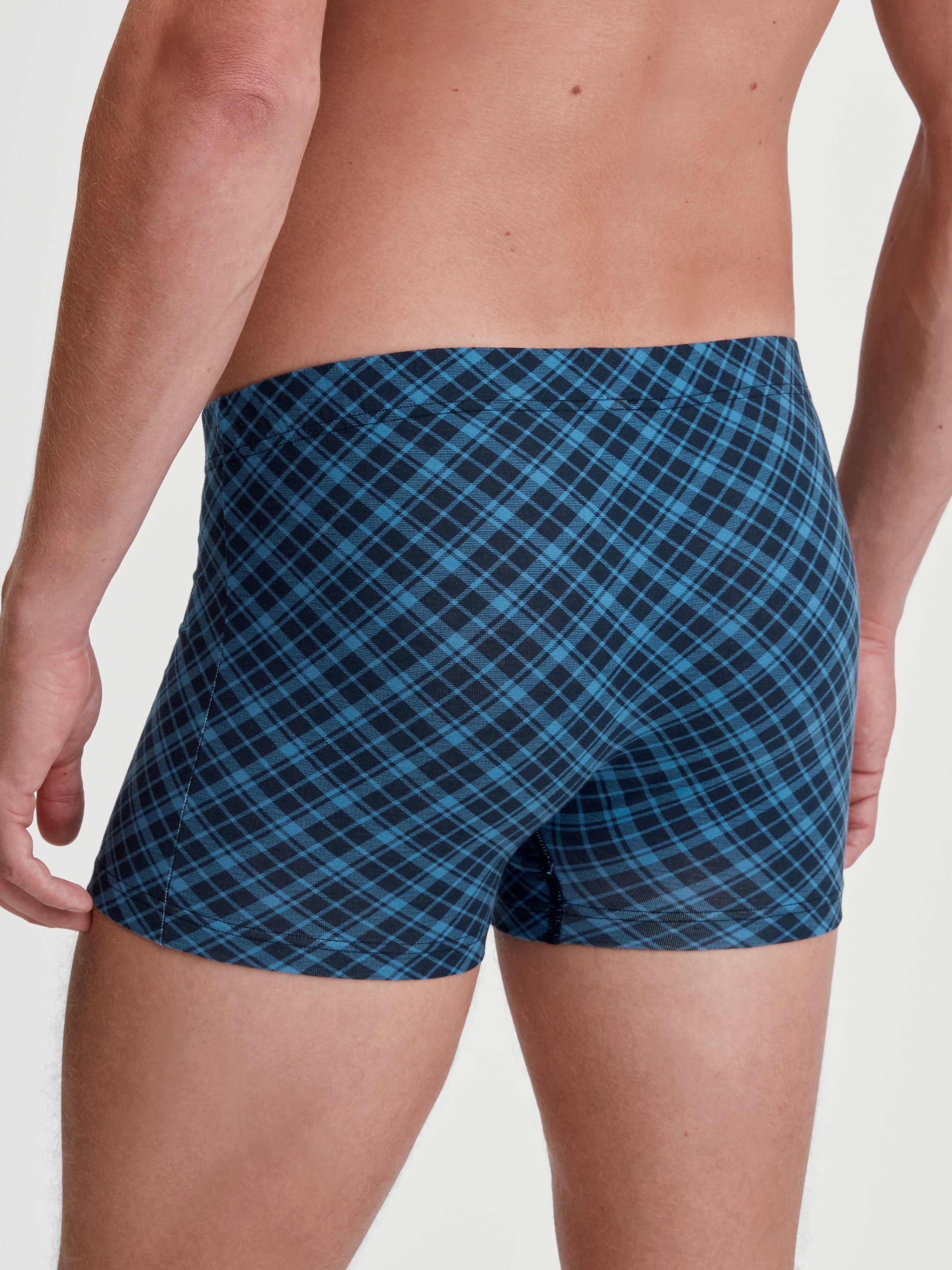 CALIDA Boxershorts »Cotton Code Design« breiter Bund, gemustert, eng, bequem, mit Logodruck, Baumwollmix