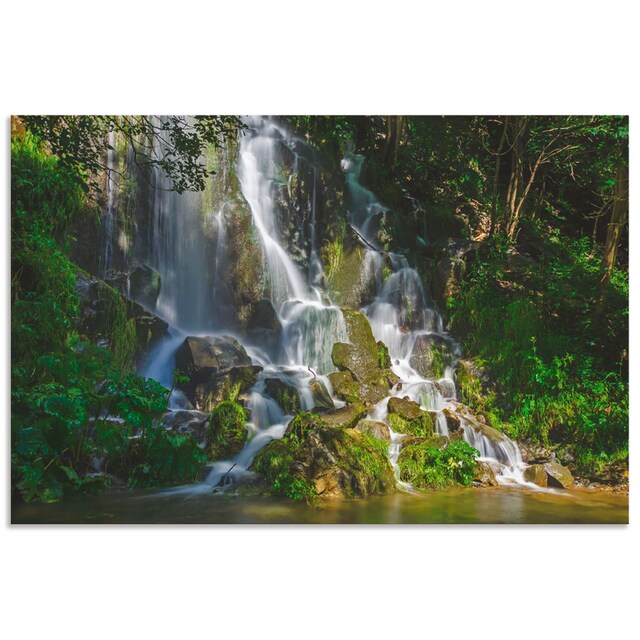 Artland Wandbild »Wasserfall im Harz«, Gewässer, (1 St.), als Alubild,  Leinwandbild, Wandaufkleber oder Poster in versch. Größen kaufen | BAUR