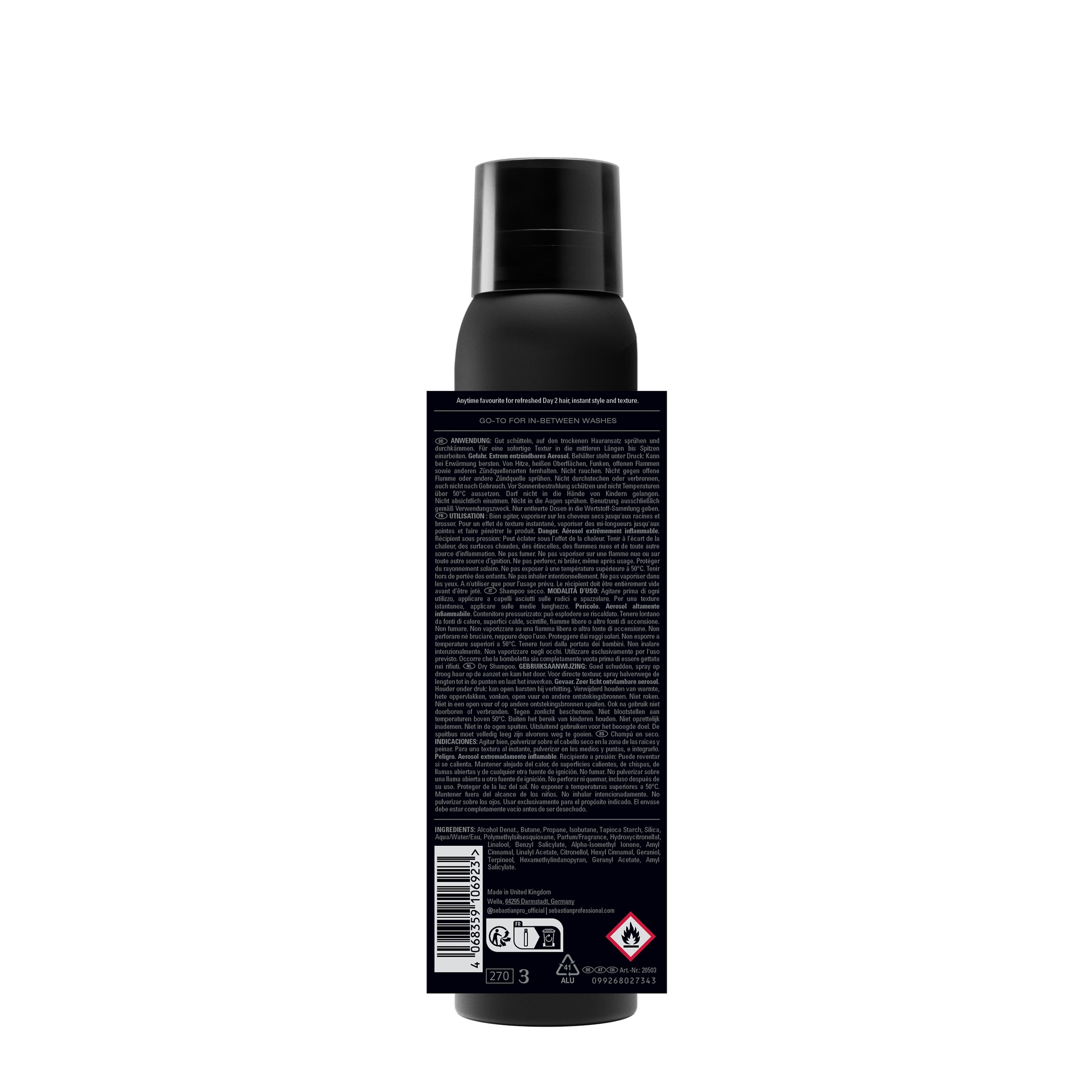 Sebastian Professional Trockenshampoo »Drynamic« für frisches Haargefühl, mit Volumen