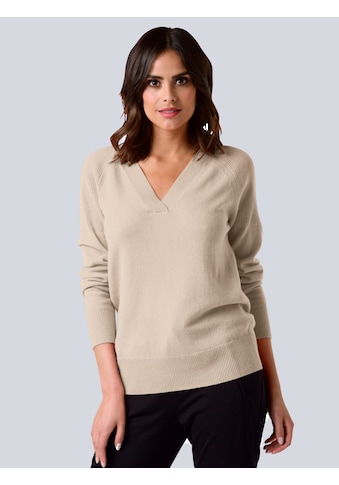 Alba Moda V-Ausschnitt-Pullover, aus hochwertiger reiner Kaschmirqualität kaufen