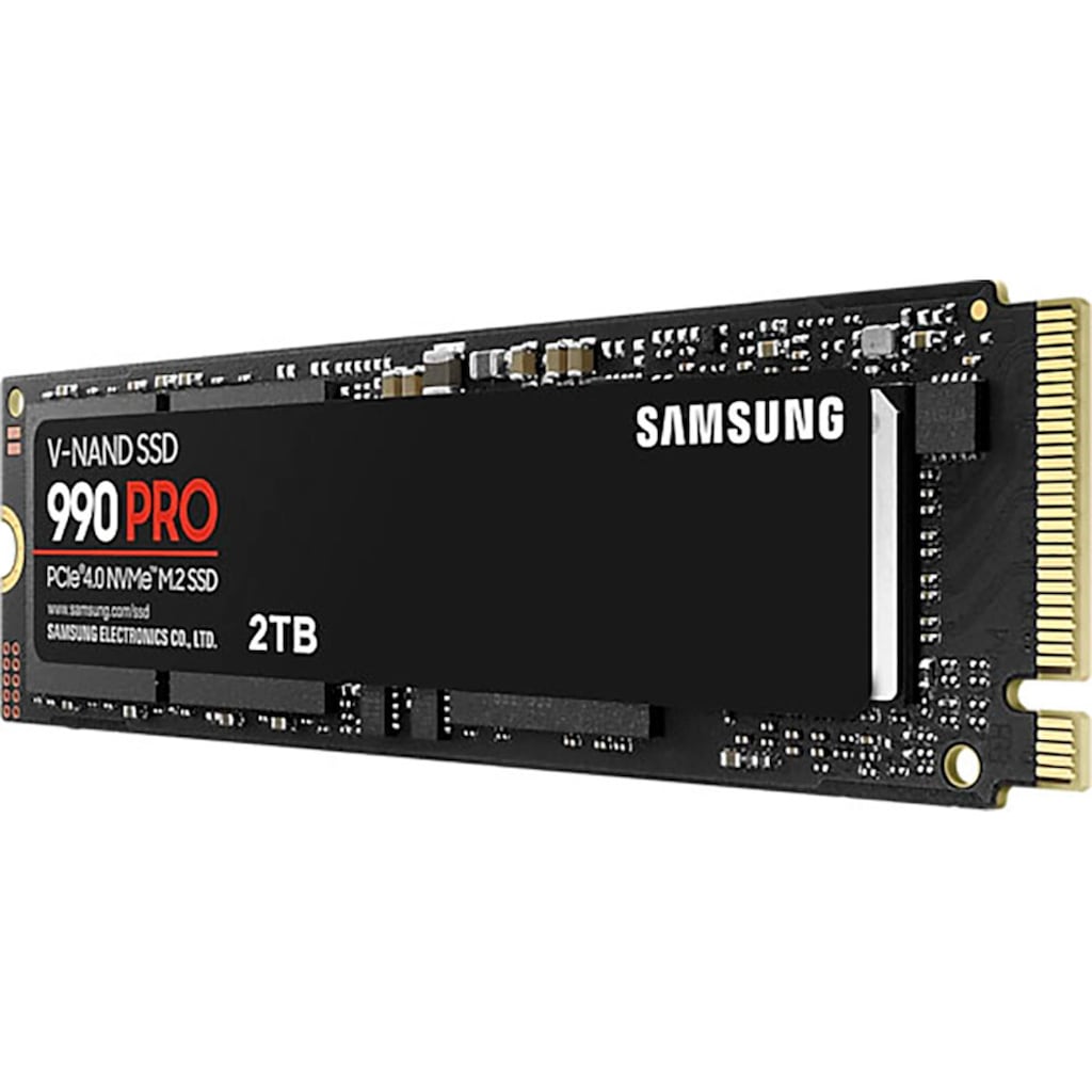 Samsung interne SSD »990 PRO NVMe™ M.2«, Anschluss PCIe Gen 4.0 x4