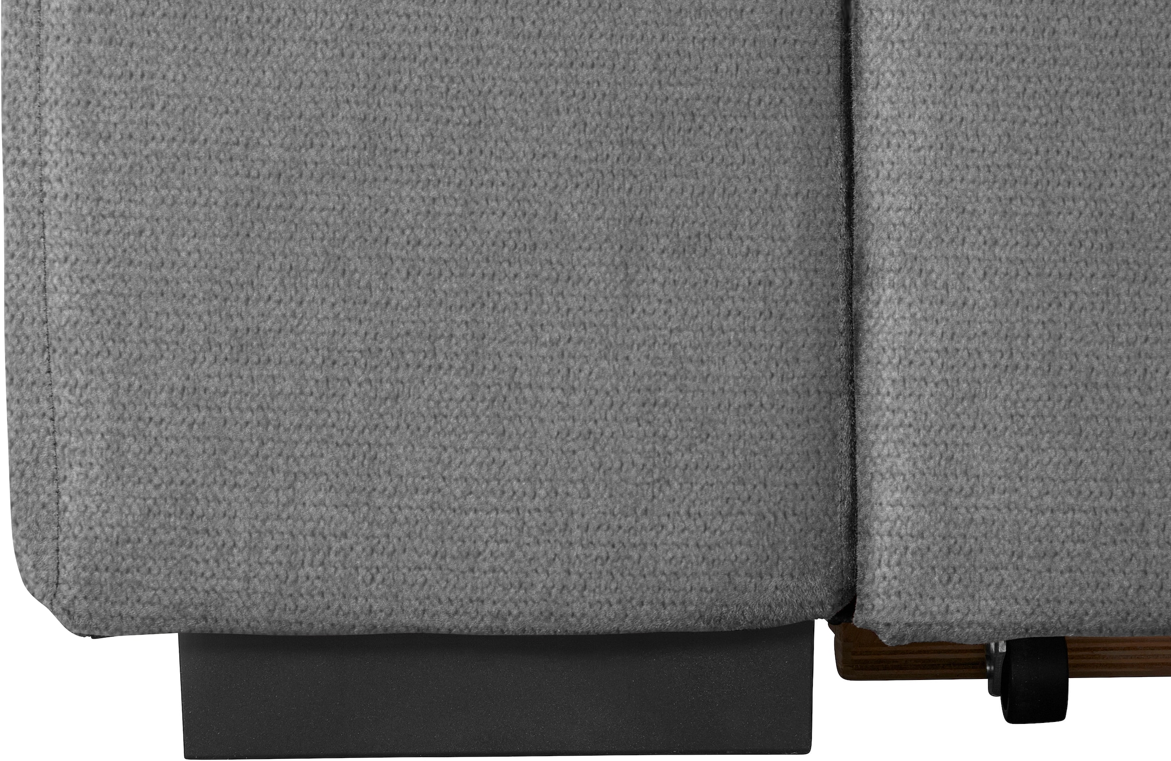 COTTA Ecksofa »Lola L-Form mit Kopfteilfunktion & Hocker«, (Set, mit Hocker), wahlweise mit Bettfunktion, Bettkasten & Armteilverstellung