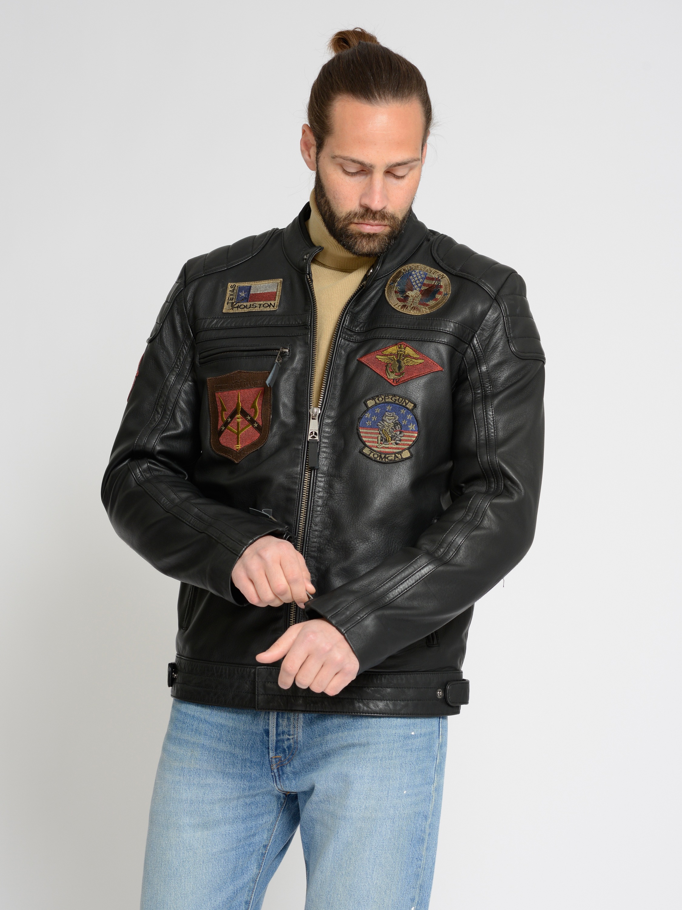 TOP GUN Lederjacke »TGJ1005«