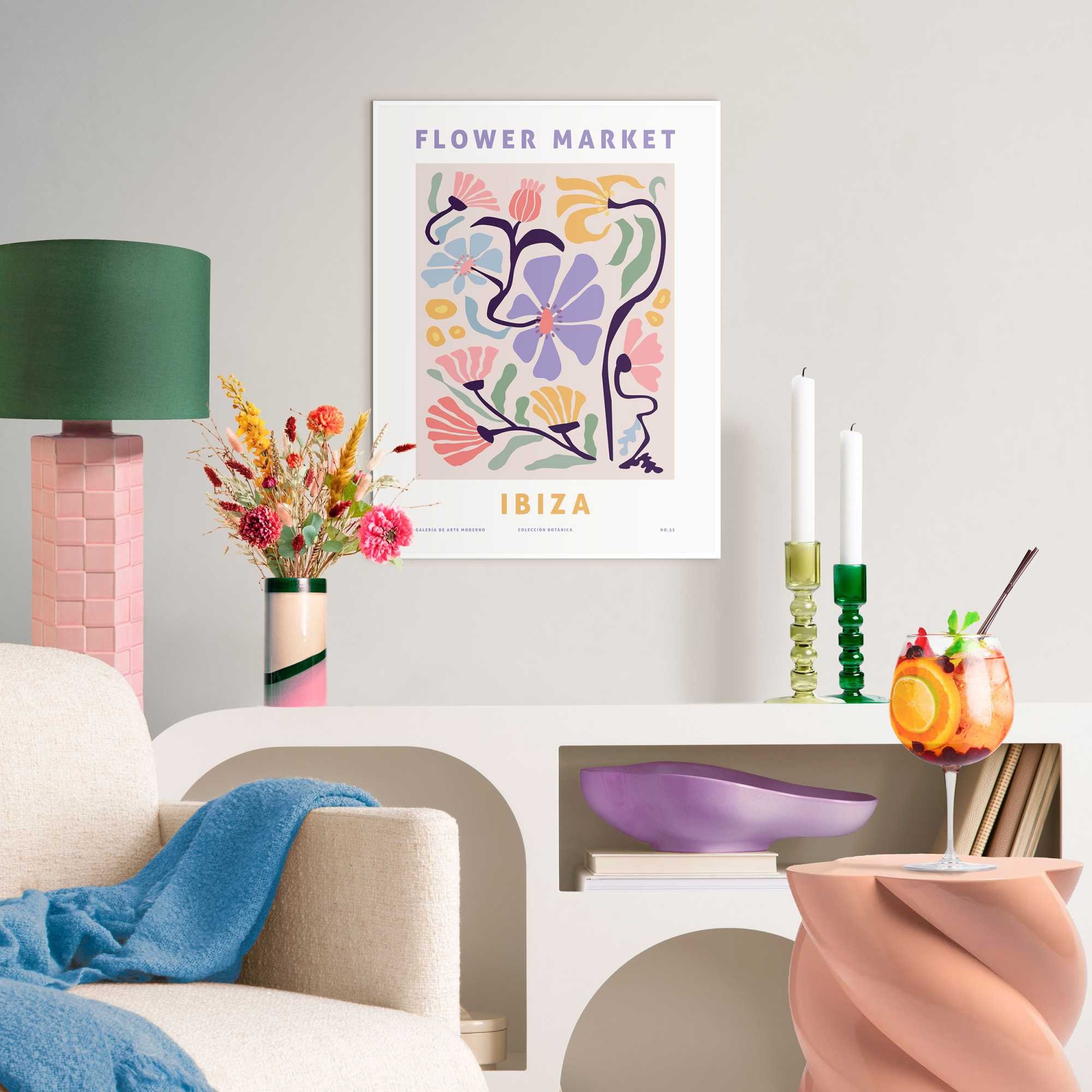 Reinders Poster "Flower Market" günstig online kaufen