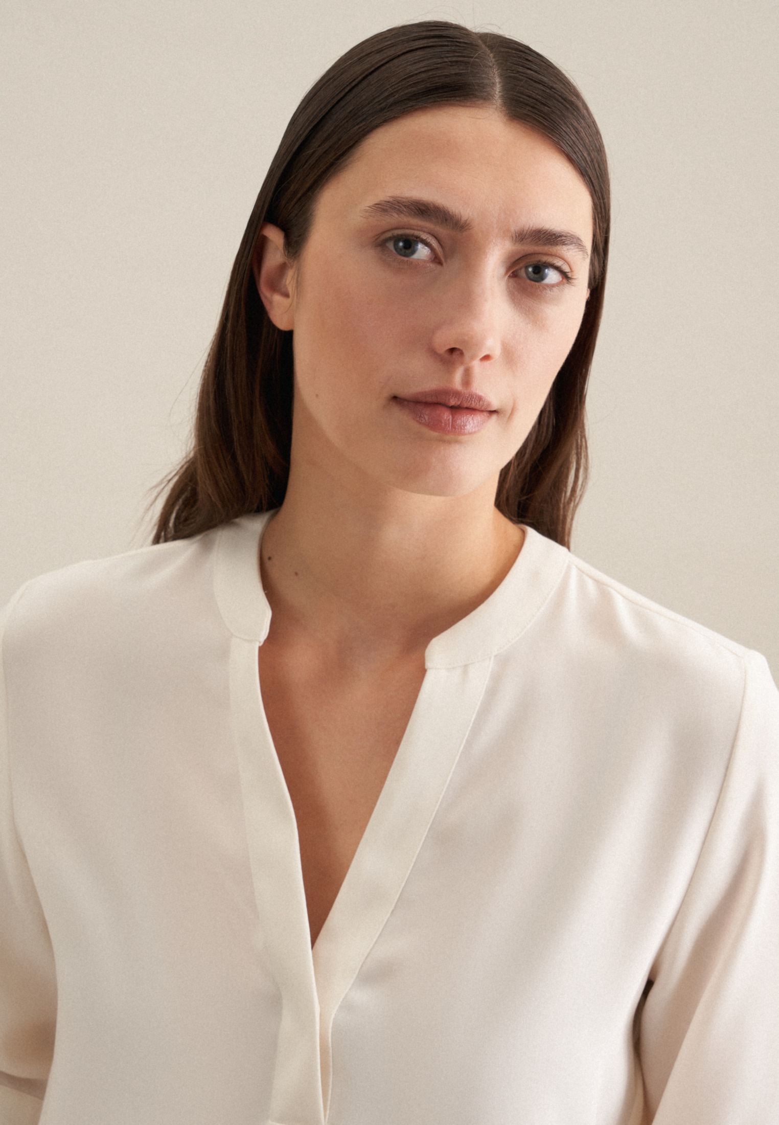 seidensticker Klassische Bluse »Schwarze Rose«, Tunika Uni