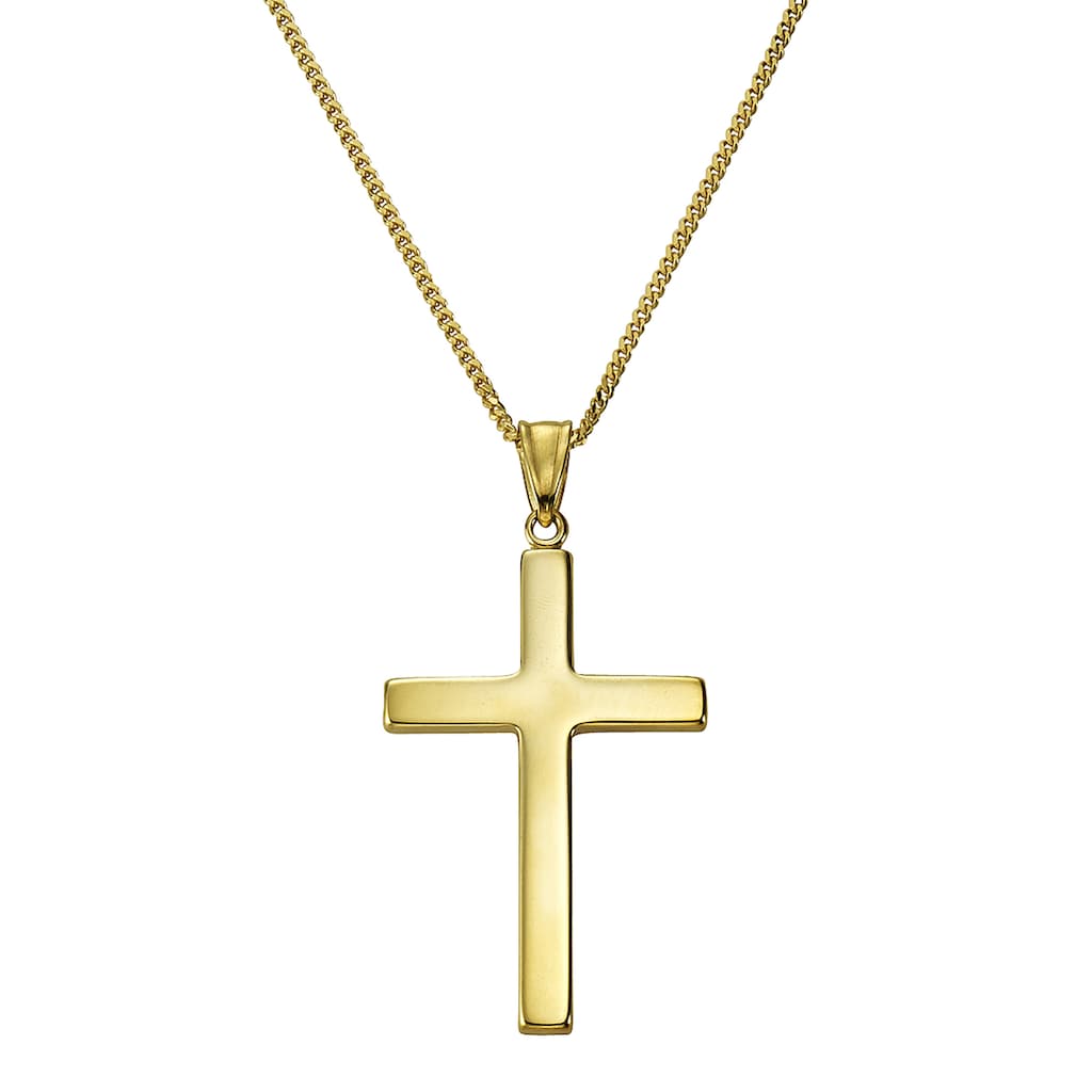 Fascination by Ellen K. Kette mit Anhänger »Gold 333 Motiv Kreuz«