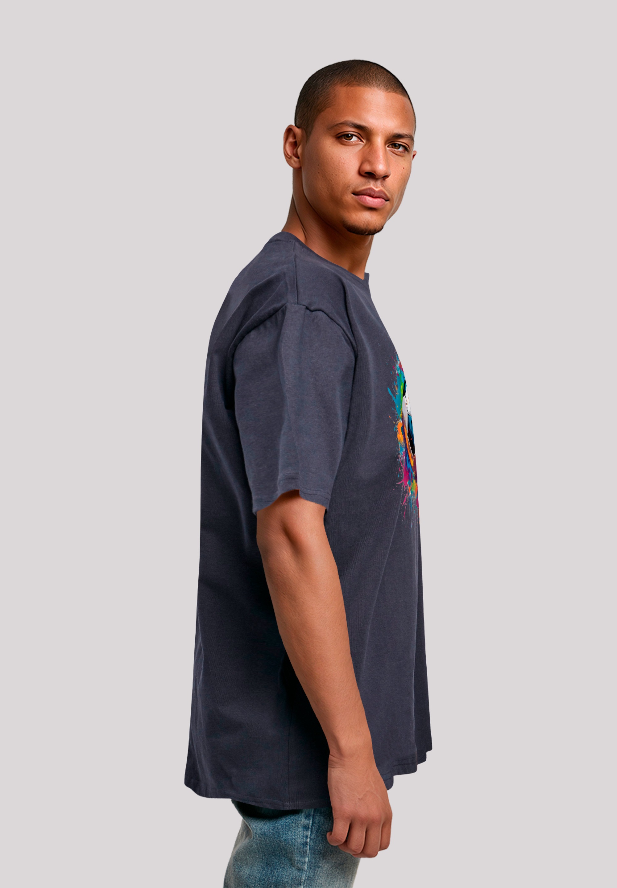 F4NT4STIC T-Shirt »Bunte Fußball Grafik«, Premium Qualität