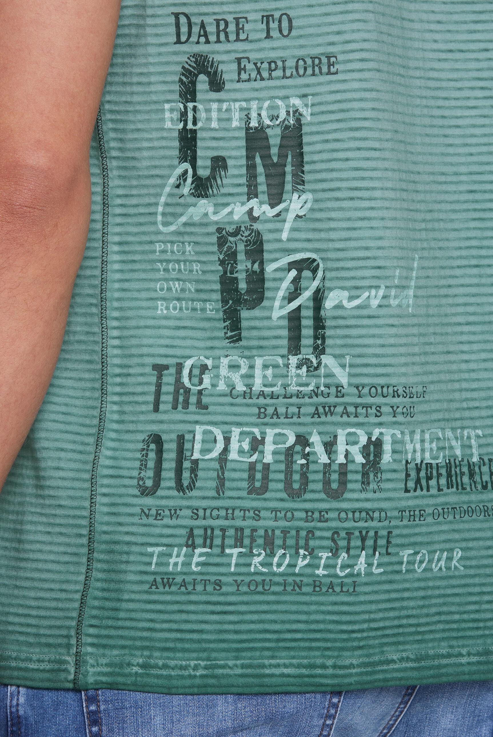 CAMP DAVID Poloshirt, aus Baumwolle