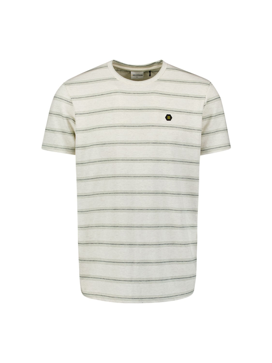 NO EXCESS T-Shirt »No Excess Jacquard crewneck t-shirt«