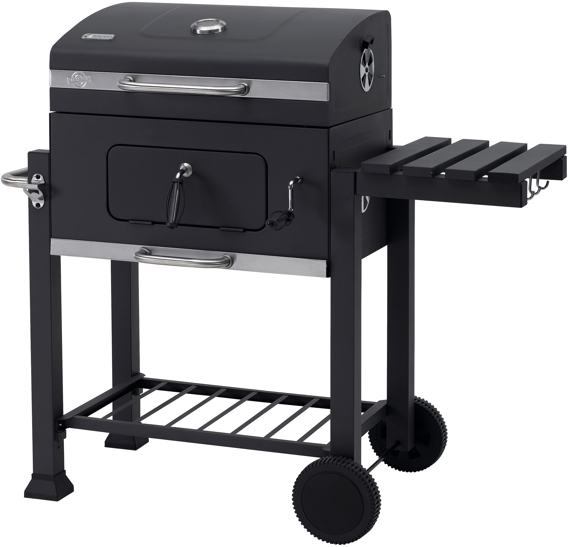 Tepro Holzkohlegrill »Grillwagen Toronto Click«, BxTxH: 115x67x107 cm