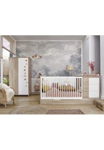 Babymöbel-Set »Sasha«, (6 St.), bestehend aus Schrank, Bett, Regal, Kommode,...