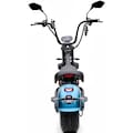 ECONELO Motorroller »CHOPPER PXD 8«, 2000 W, 45 km/h, 55 km, Lenkrad höhenverstellbar