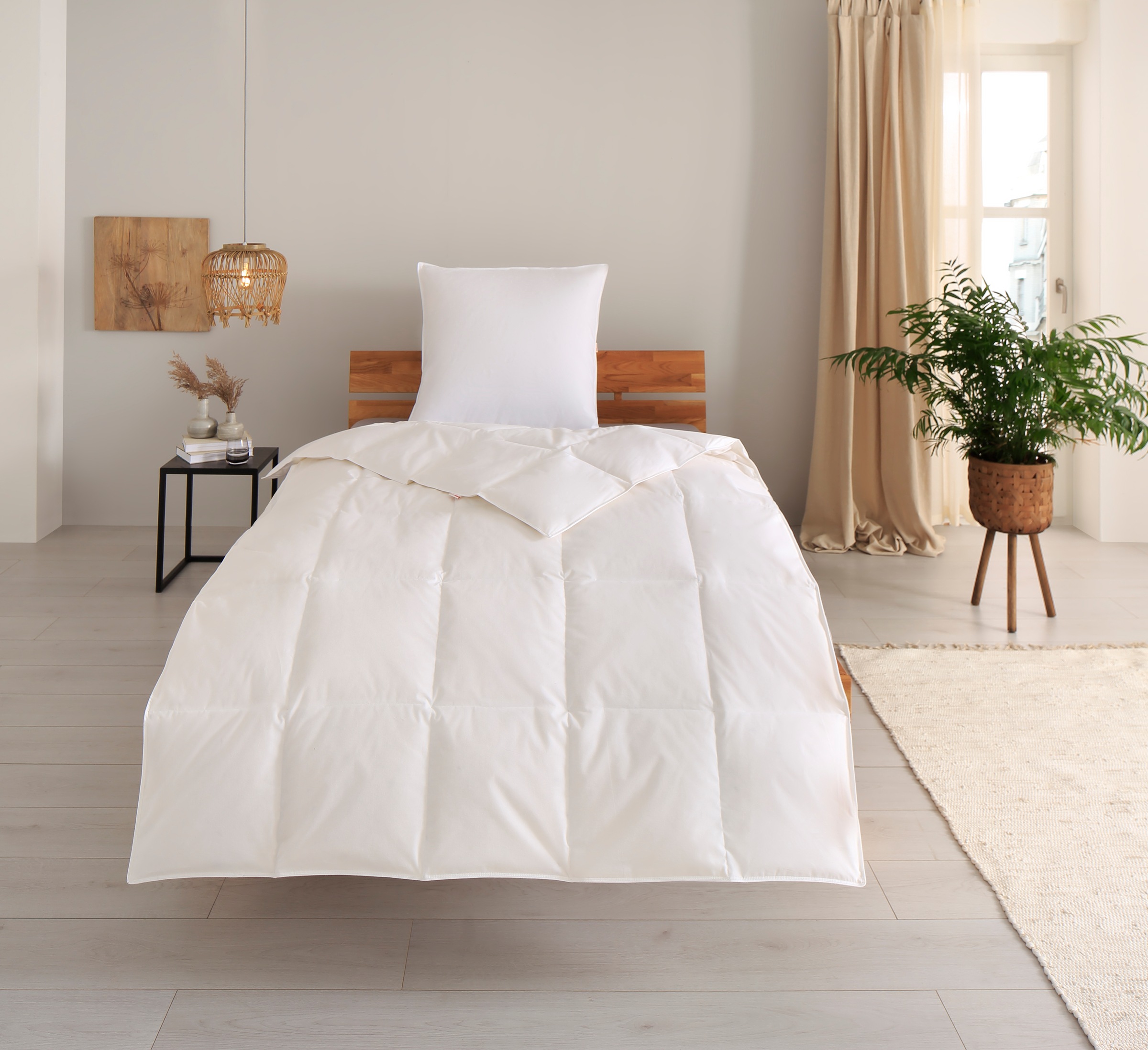 OTTO products Daunenbettdecke "Jannika" leicht Füllung 80% Daunen & 20% Fed günstig online kaufen