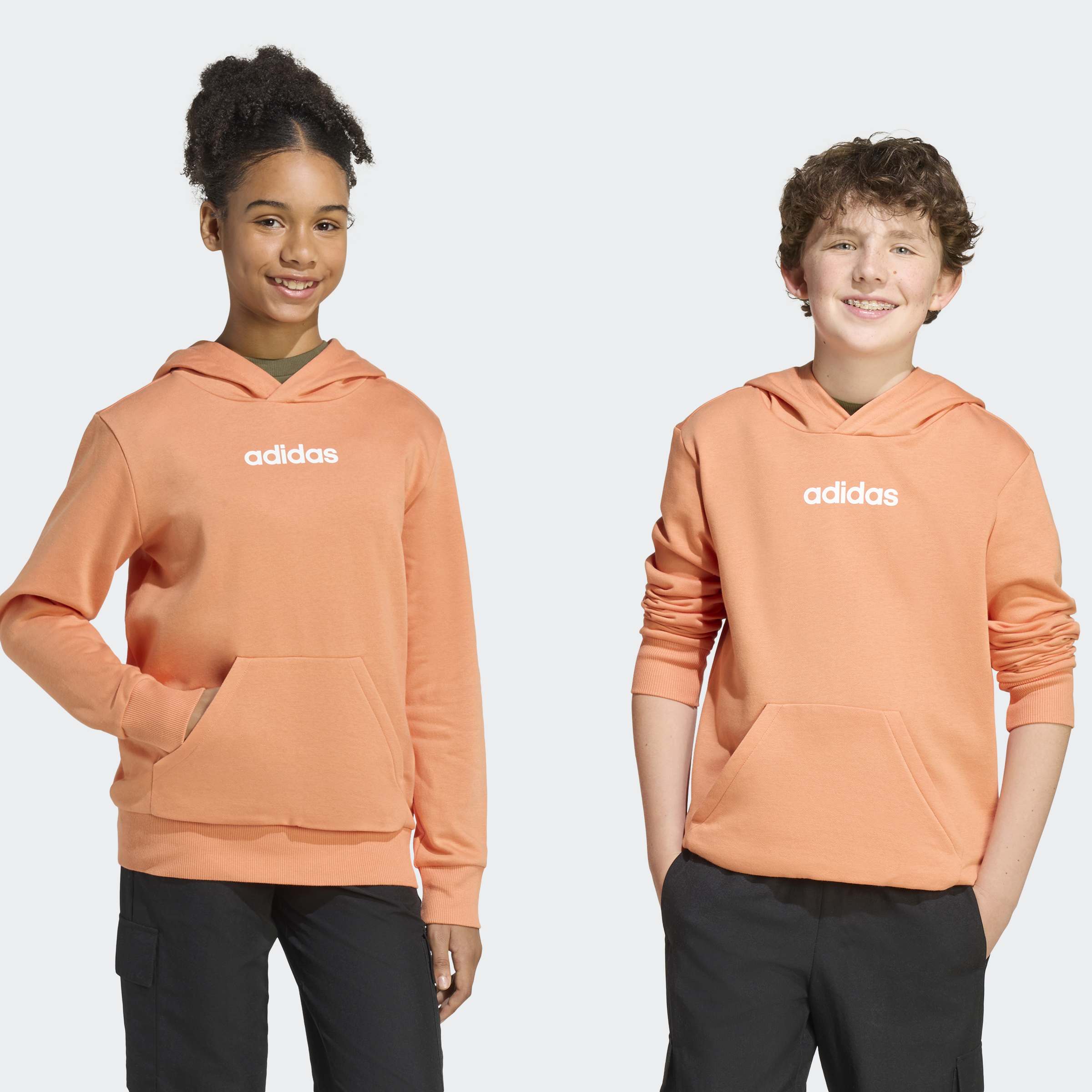 adidas Sportswear Kapuzensweatshirt "ESSENTIALS KIDS HOODIE", für Kinder, mit Kapuze, ohne Verschluss, in normaler Länge