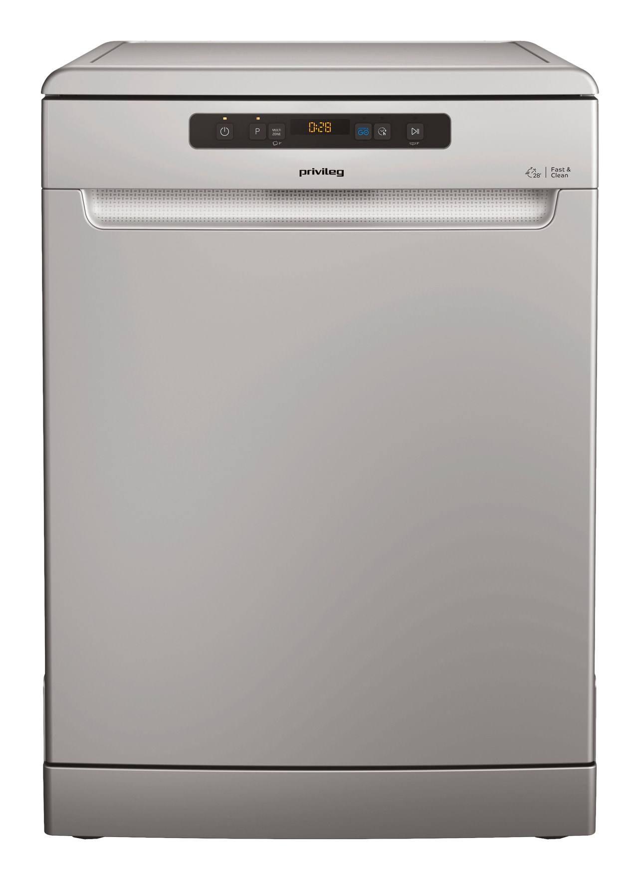 Privileg Standgeschirrspüler "P0F ECO 2D541 S" 14 tlg. Maßgedecke Fast&Clean 28 Min. – das effektive Reinigungsprogramm unter 28 Minuten