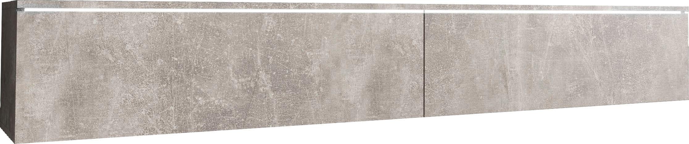INOSIGN Lowboard »LOWBOARD VERA, wahlweise mit oder ohne Beleuchtung«, Modernes griffloses TV-Board, 180 cm TV-Schrank, stehend und hängend