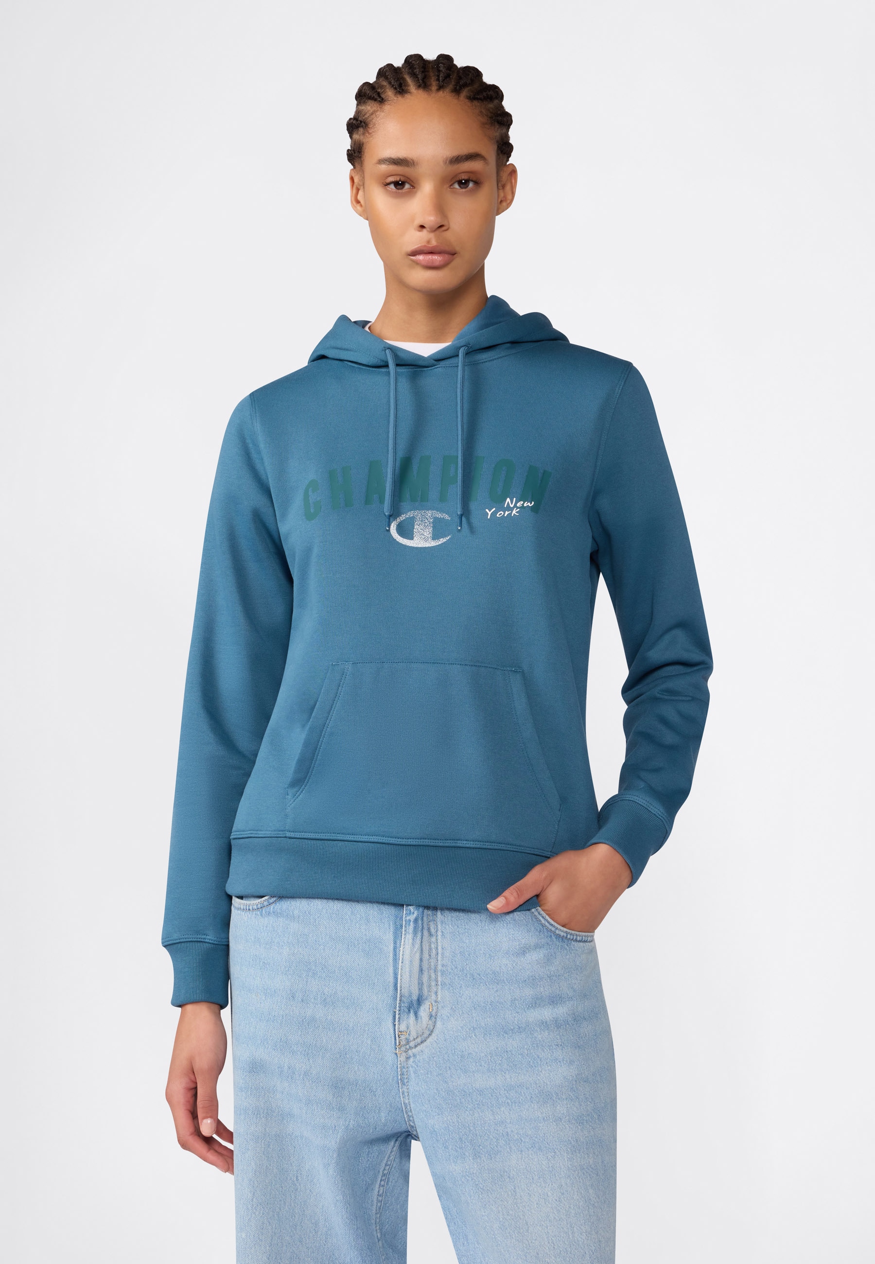 Champion Kapuzensweatshirt "SPORTWEAR HOODIE Slim Fit", mit sportlicher Optik, körpernahe Slim-Fit-Passform, moderner Schnitt