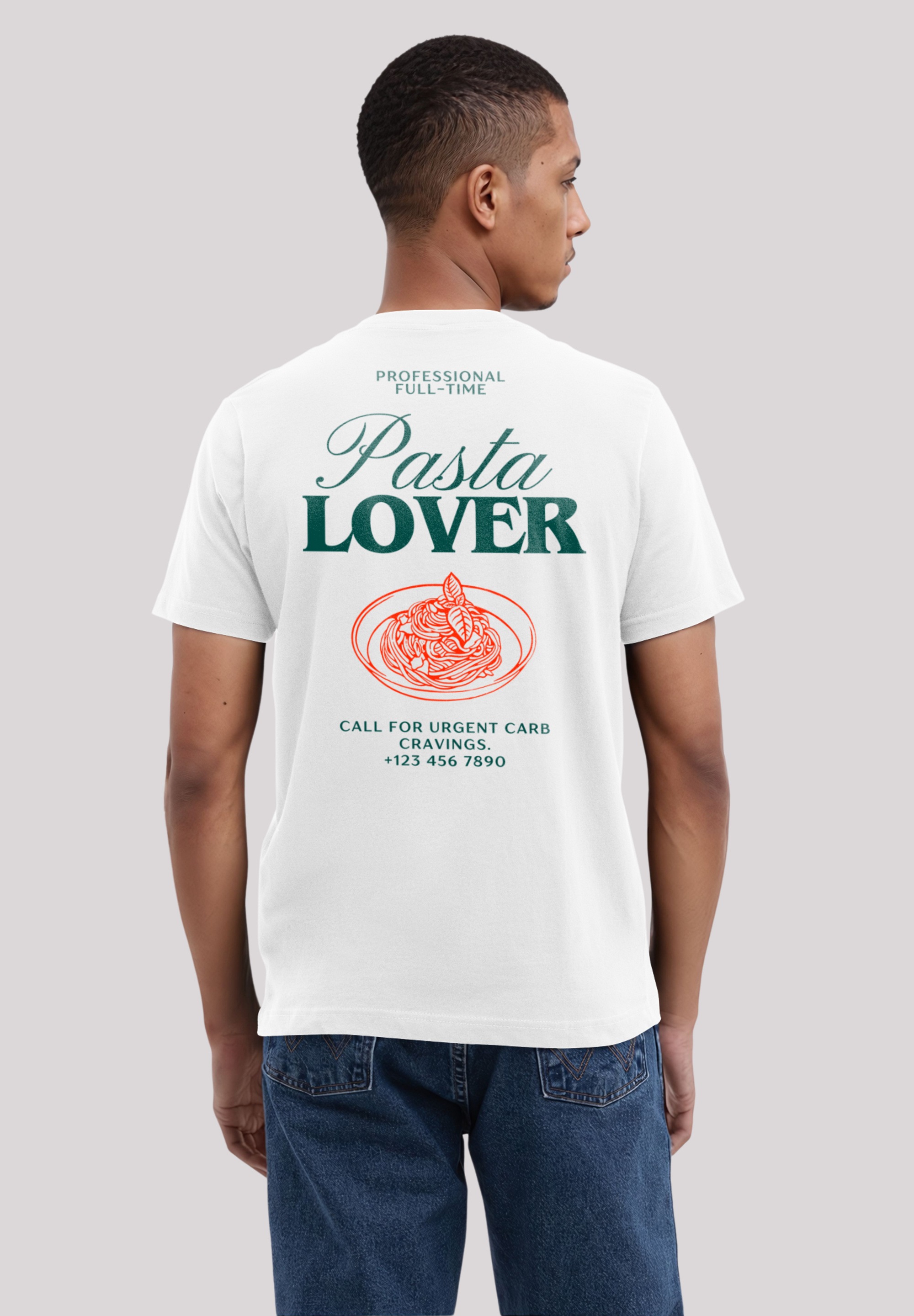 F4NT4STIC Marškinėliai »Pasta Lover« Premium Qua...