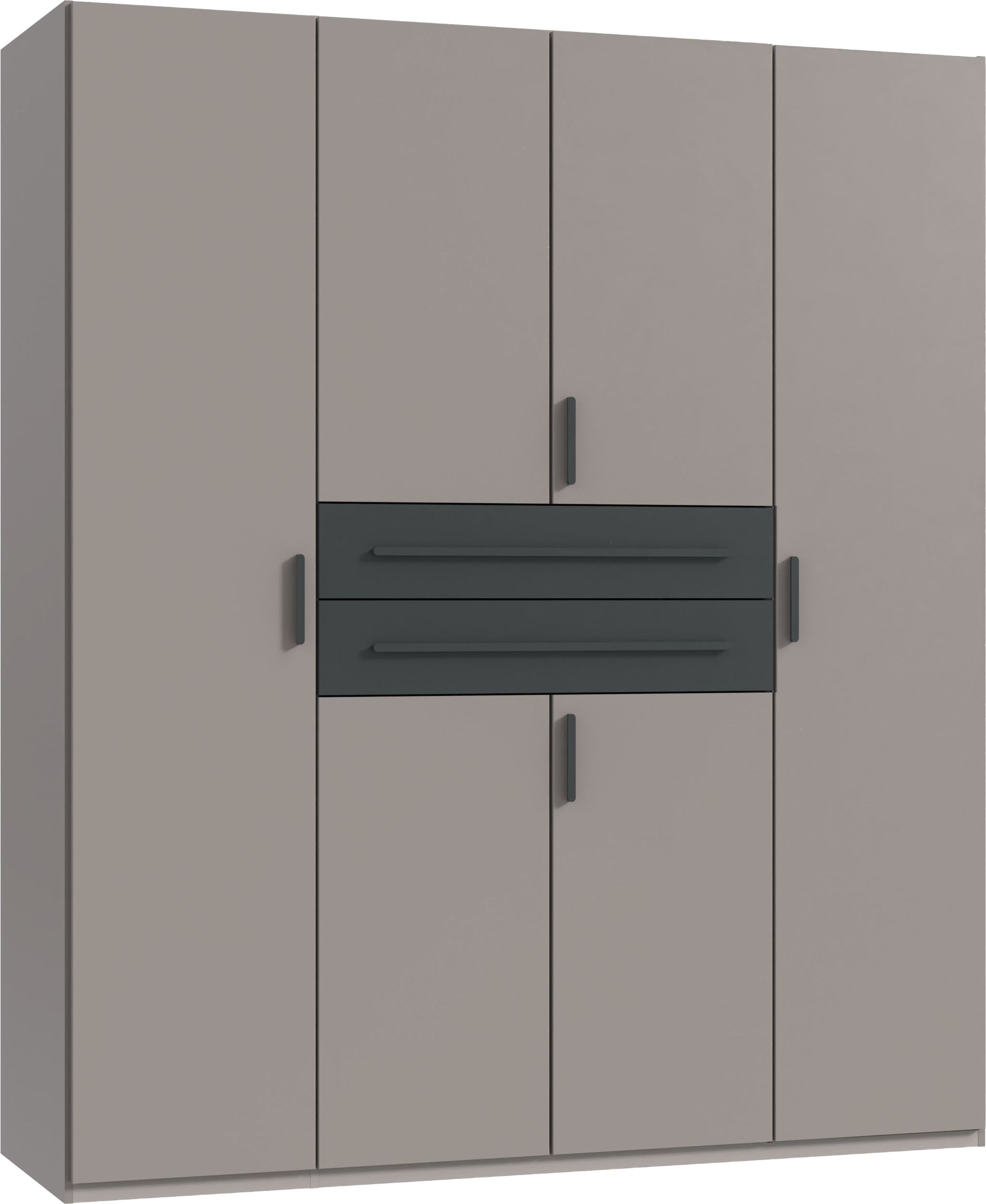 Wimex Drehtürenschrank »Digit, erhältlich in den Breiten 180cm, 225cm oder 270cm« Schlafzimmer Schrank Bestseller in moderner Optik,  Kleiderschrank inkl. zwei Schubkästen in zentraler Höhe