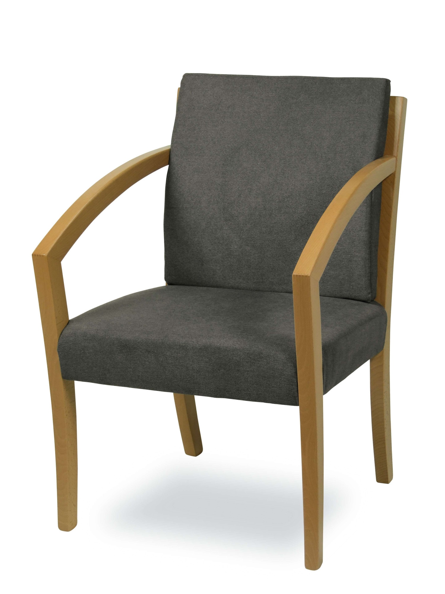 Home affaire "G98 George Armlehnstuhl, Sessel, in 3 Gestellfarben Made in Italy" () 1 Stk.Extra-confort, Fleckenabweisendes Gewebe, Massivholz