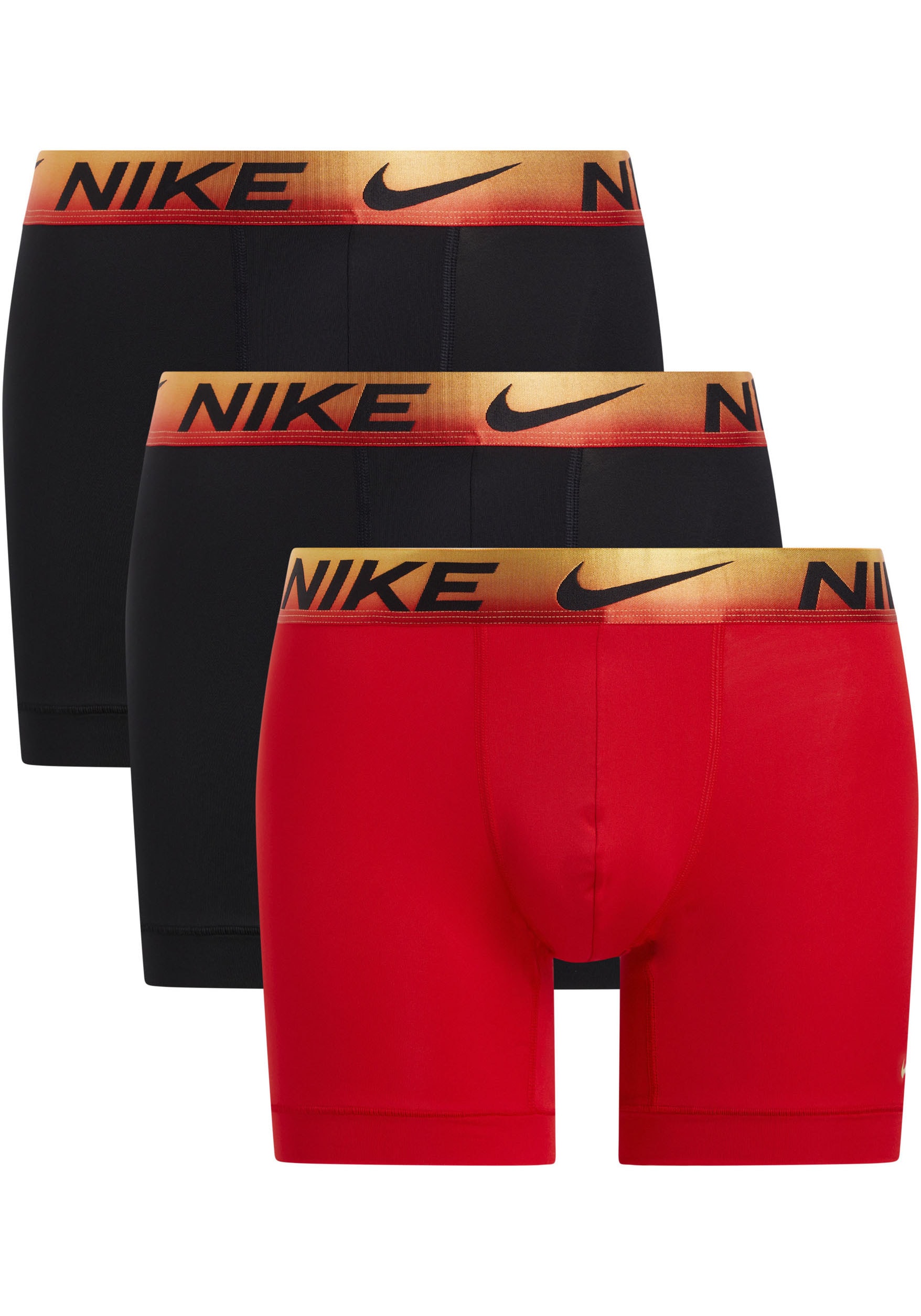 NIKE Underwear Boxer »BOXER BRIEF 3PK«, (Packung, 3 St., 3er), mit NIKE Logo-Elastikbund