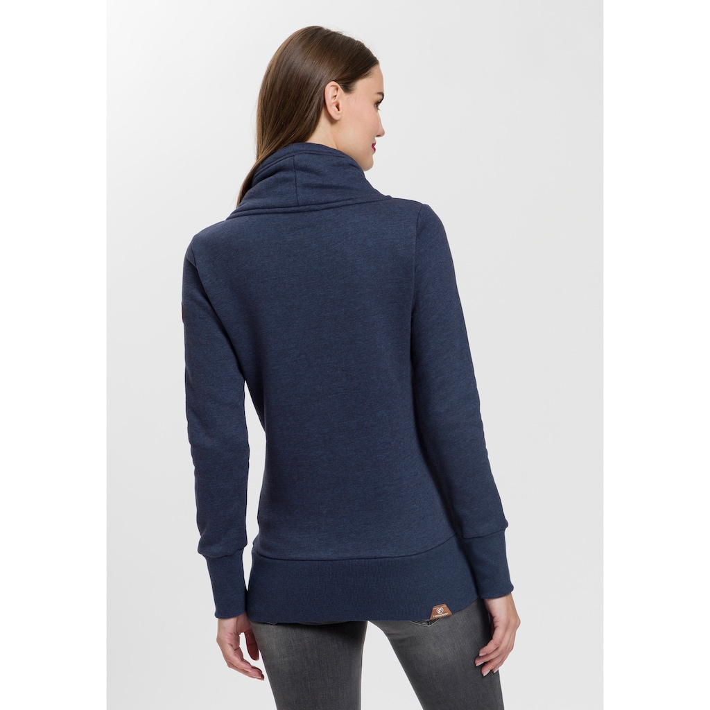 Ragwear Sweater »NESKA O«, mit asymetrischem Schalkragen