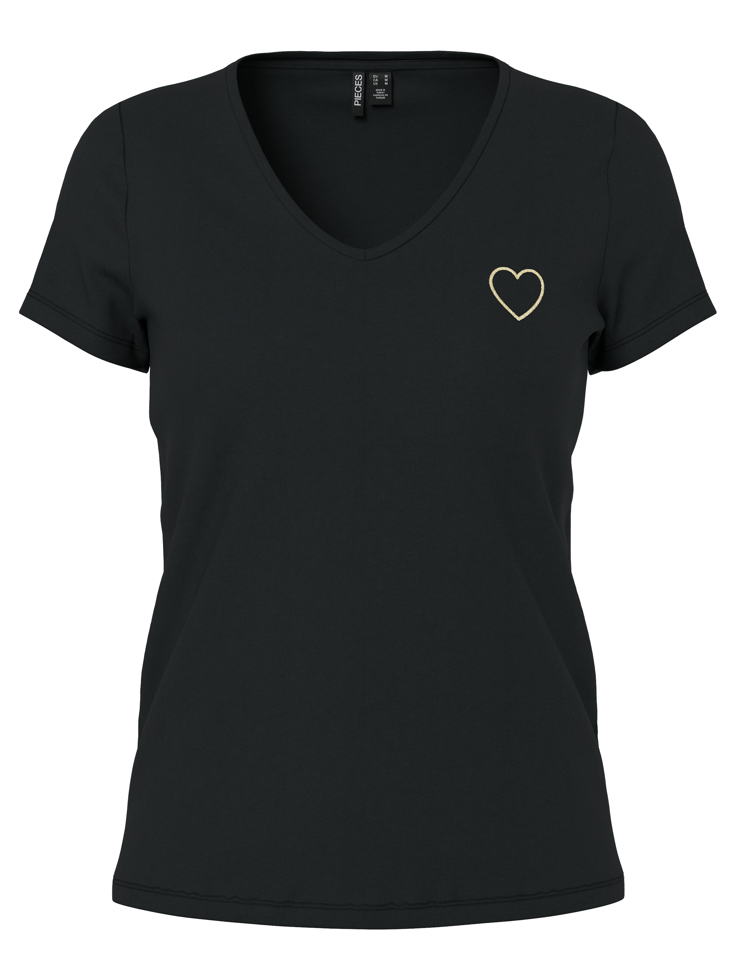 pieces V-Shirt »PCNEW BILLY TEE EMB NOOS BC«