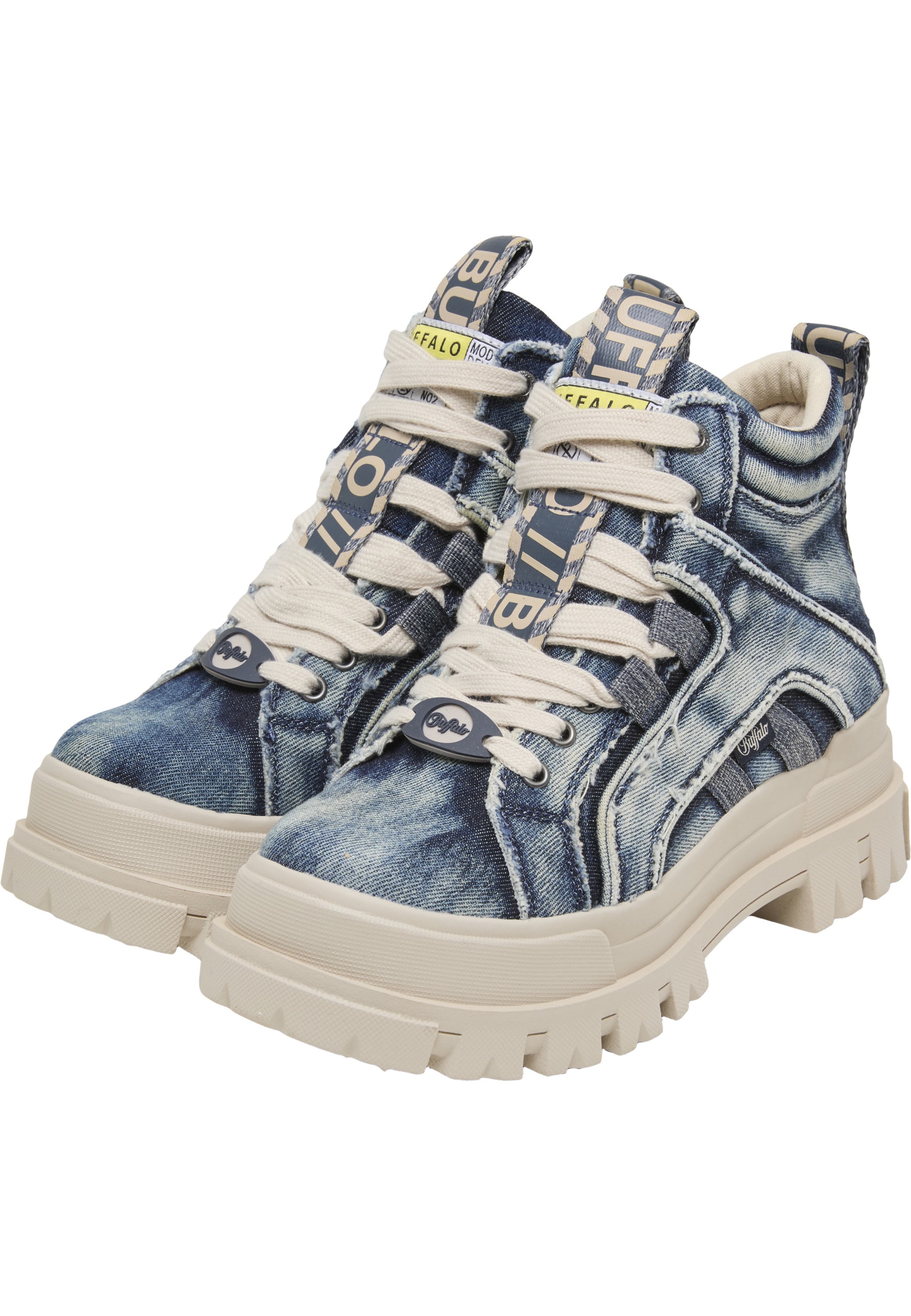 Buffalo Stiefel "Buffalo ASPHA NC MID - VEGAN DENIM" günstig online kaufen