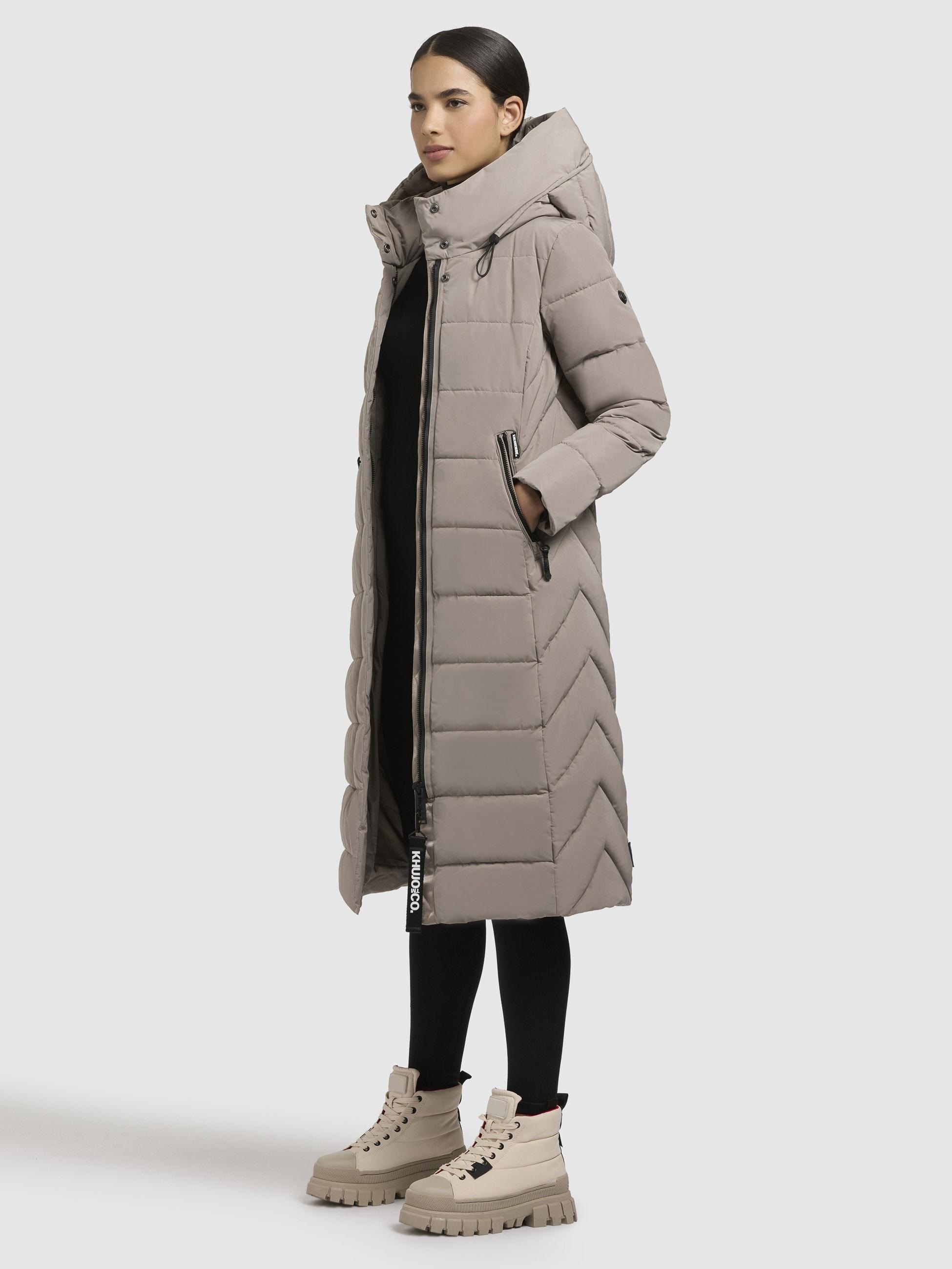 khujo Wintermantel »Sensy-YM« Warmer Steppmantel mit Kapuze