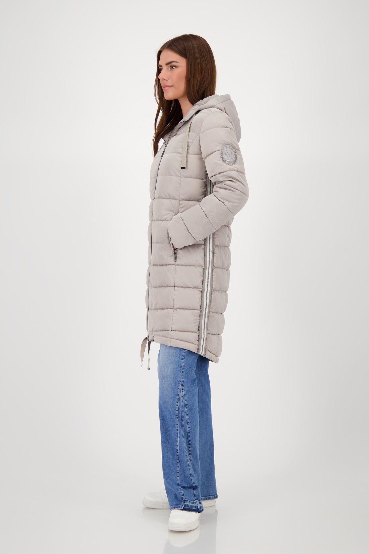 Thumbnail - Monari Steppmantel "Mantel Stepp + Streifen" mit Kapuze