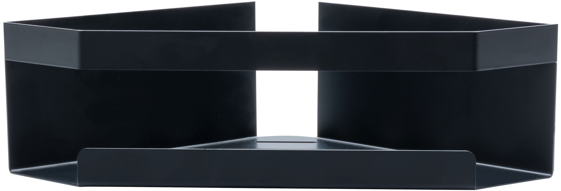 SCHÖNER WOHNEN-Kollektion Eckregal »»Meleto«« Eckablage aus Edelstahl fürs Bad, Anbringung ohne Bohren mit Klebepad