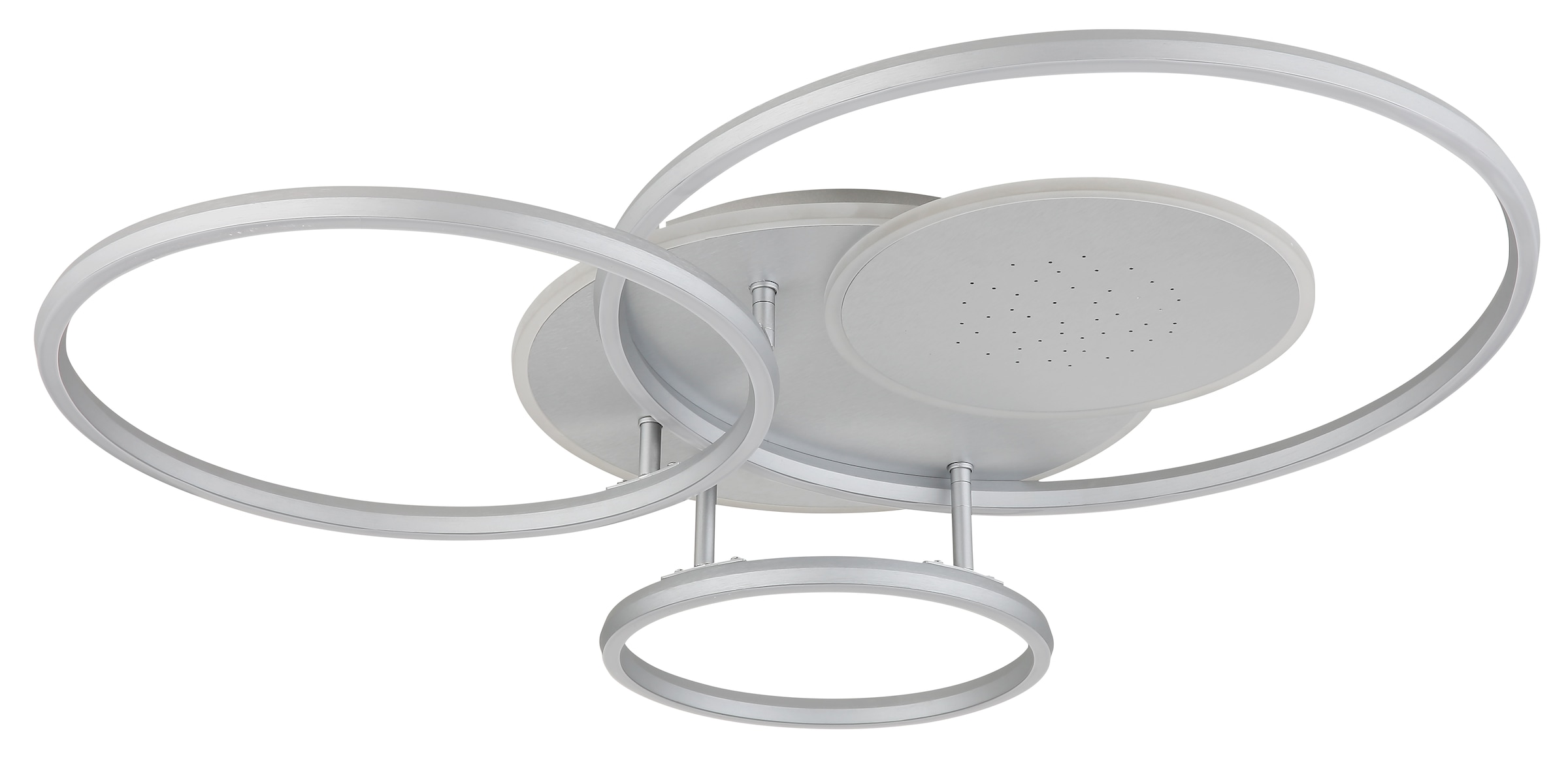 GLOBO LIGHTING Deckenleuchte »JOHNSON« LED-Modul 1 Stk. Smarte LED-Deckenleuchte, dimmbar, Fernbedienung, flexibel